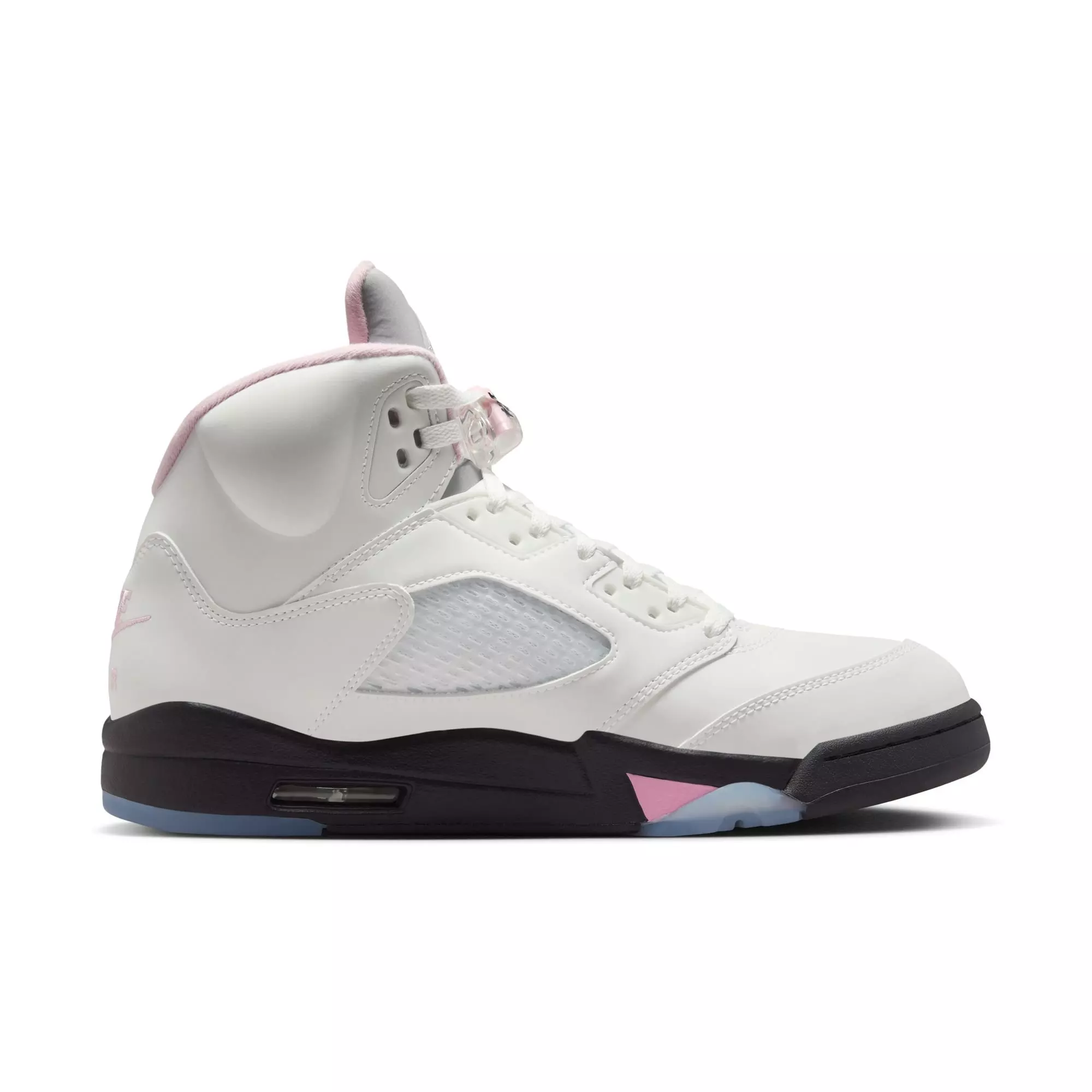 Jordan 5 Retro "Medium Soft Pink" Men's Shoe - WHITE/SOFT PINK/BLACK