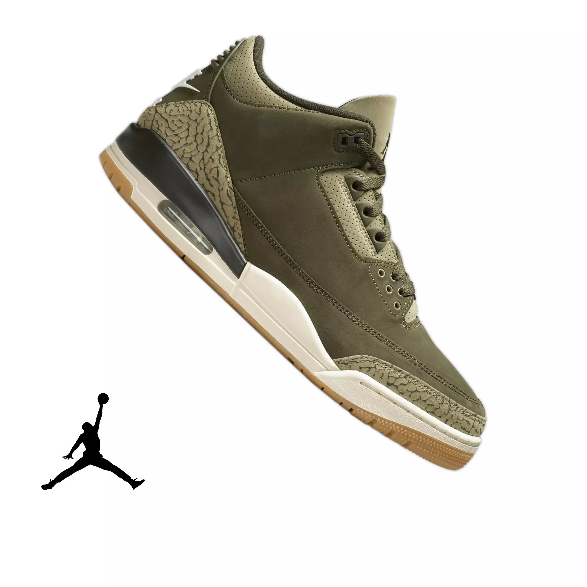 Jordan 3 Retro "Family Affair" Men's Shoe - OLIVE/SEQUOIA/SAIL