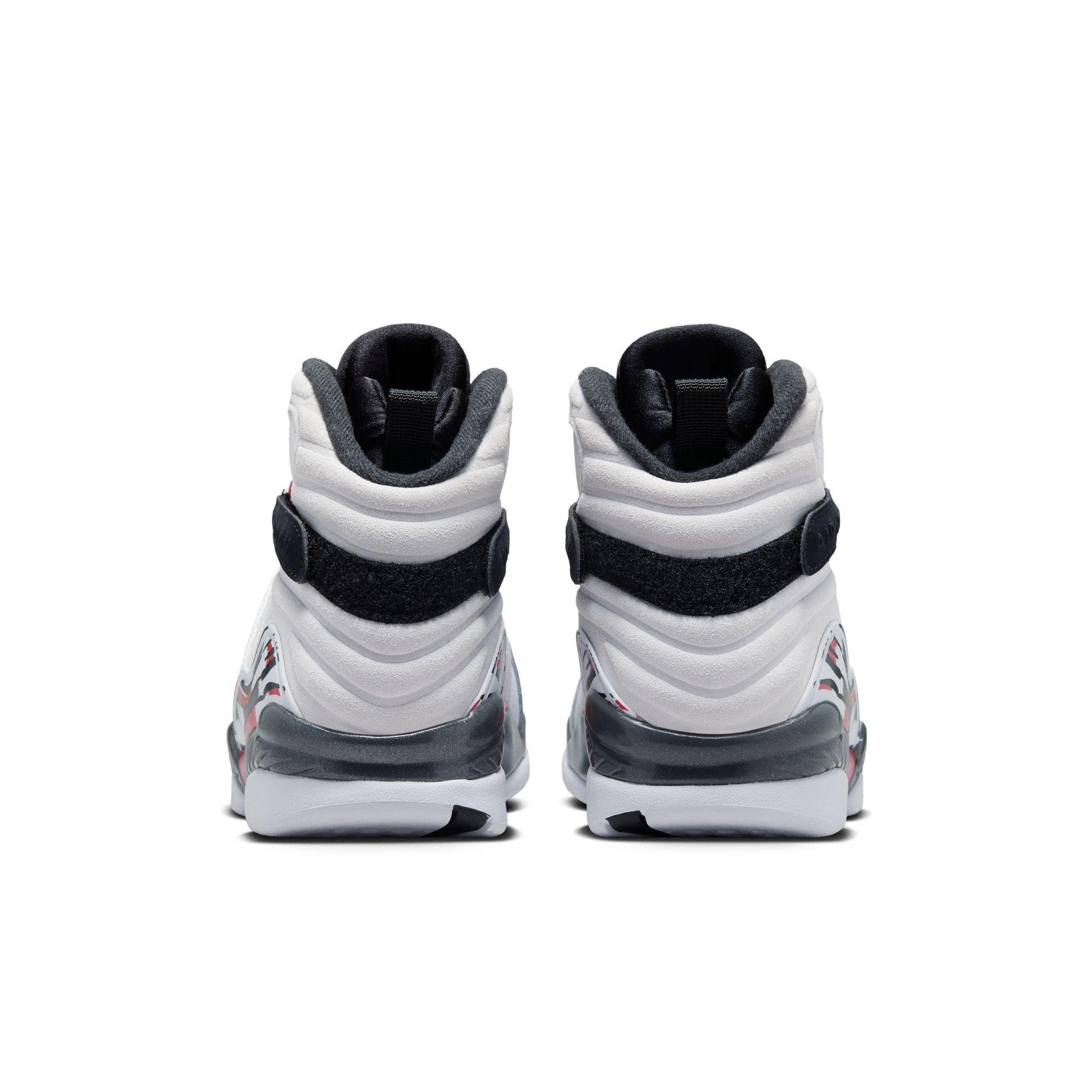 Jordan 8 Retro "White and True Red" Men's Shoe - WHITE/BLACK/TRUE RED Thumbnail View 9