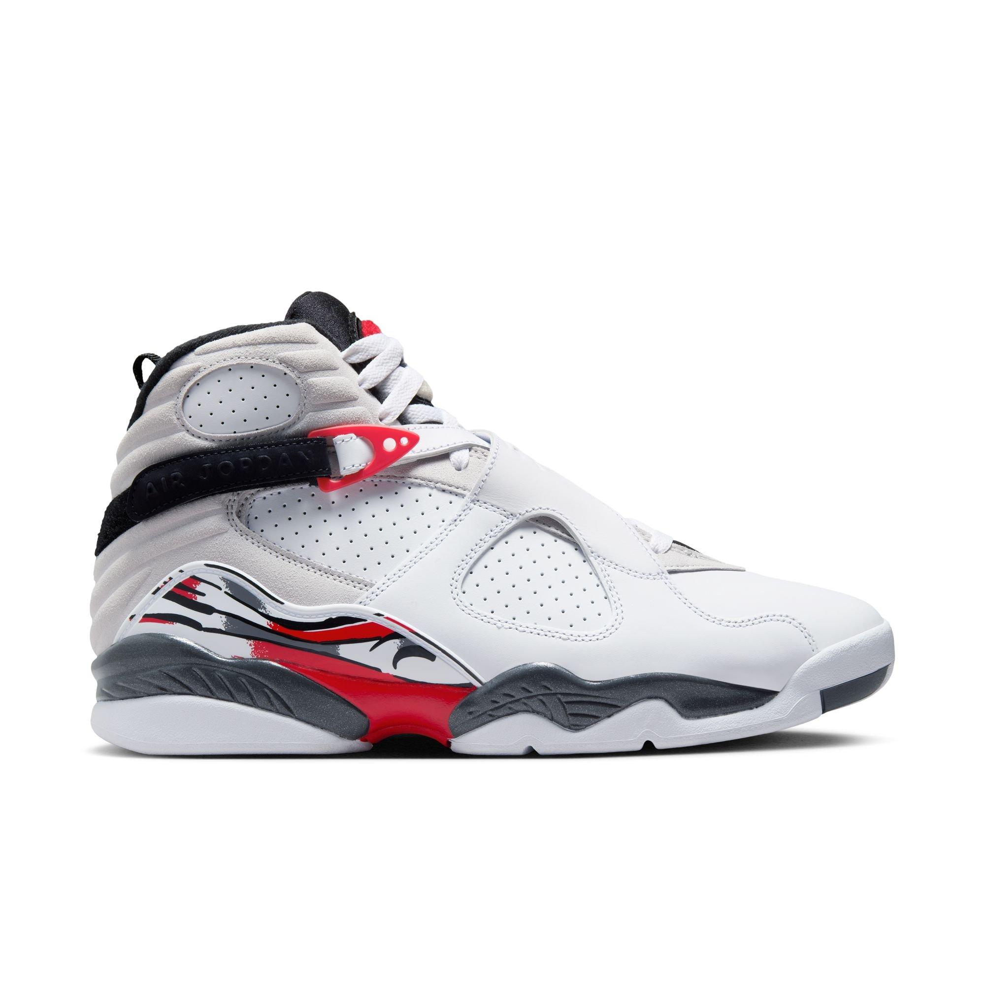 Jordan 8 Retro White/True Red Men's Shoe | Hibbett