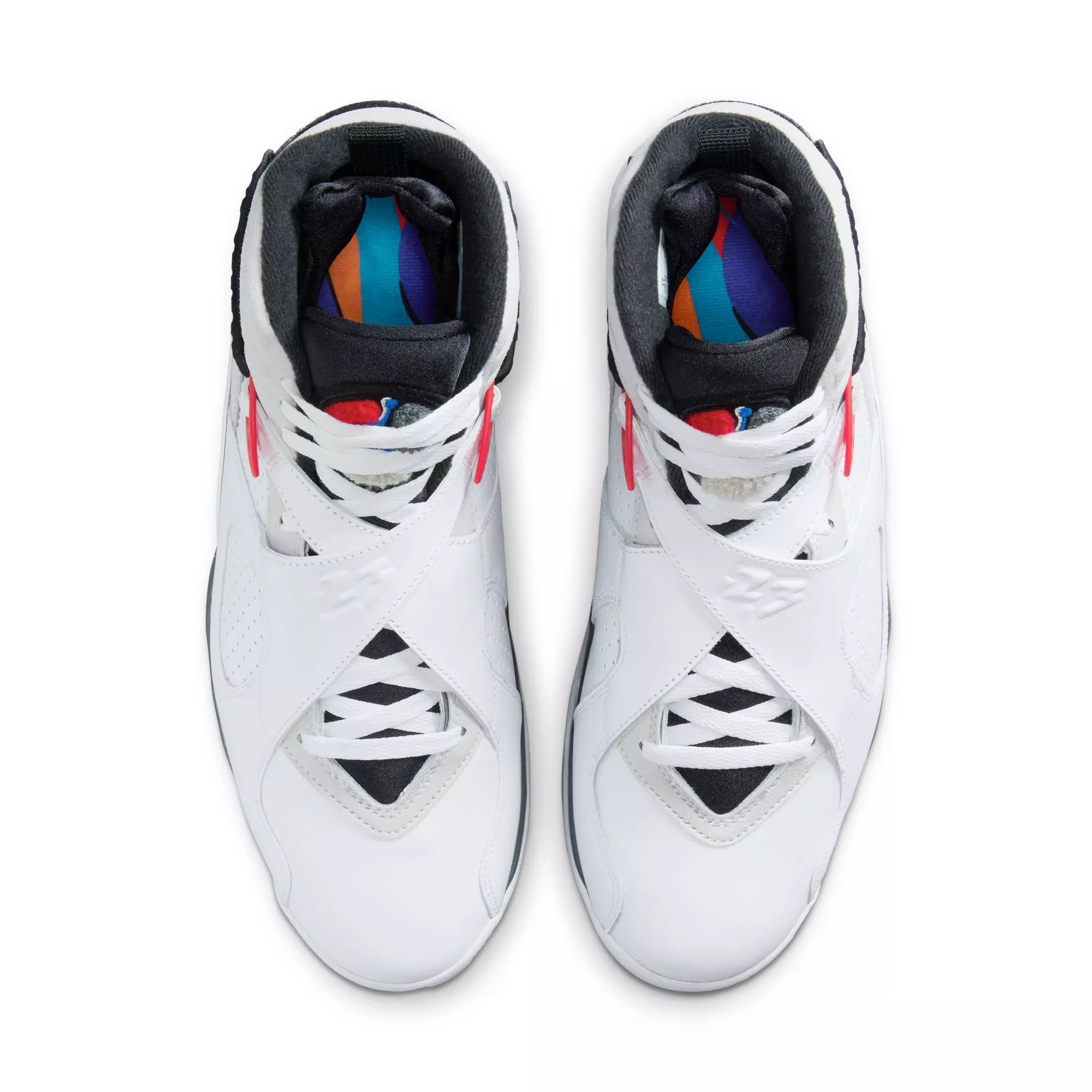 Jordan 8 Retro "White and True Red" Men's Shoe - WHITE/BLACK/TRUE RED