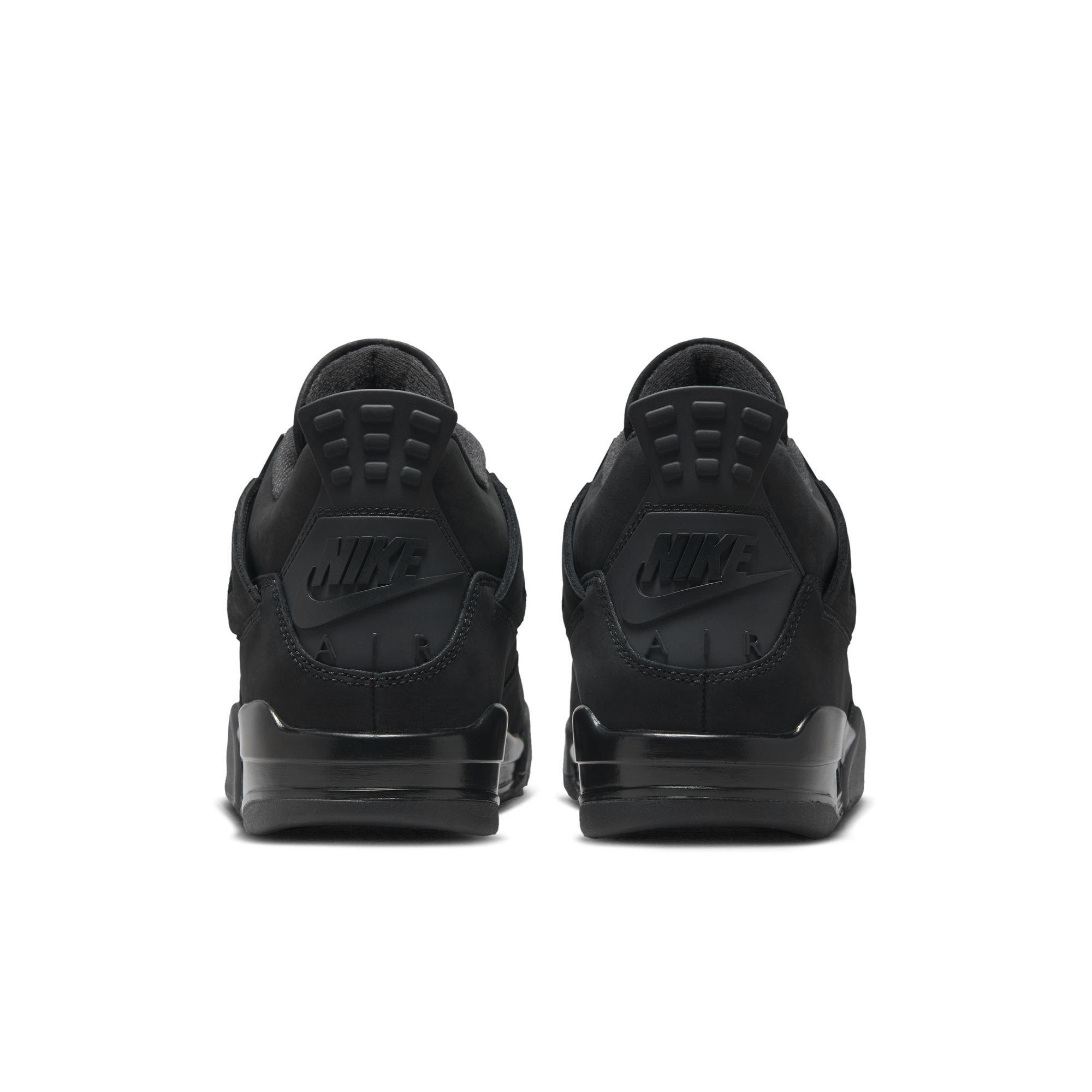 Jordan 4 Retro "Black Cat" Men's Shoe - BLACK Thumbnail View 9