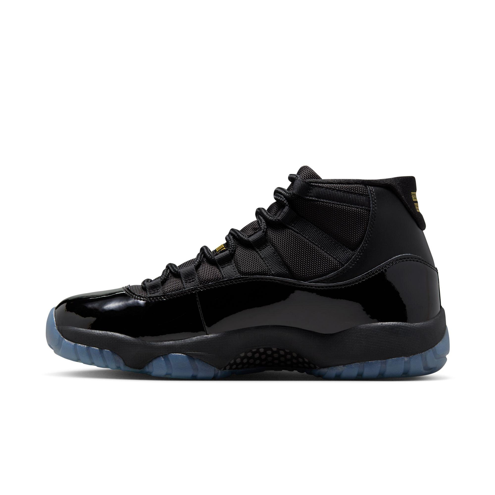 Jordan 11 Retro "Gamma" Men's Shoe - GAMMA BLUE/BLACK/VARSITY MAIZE Thumbnail View 9