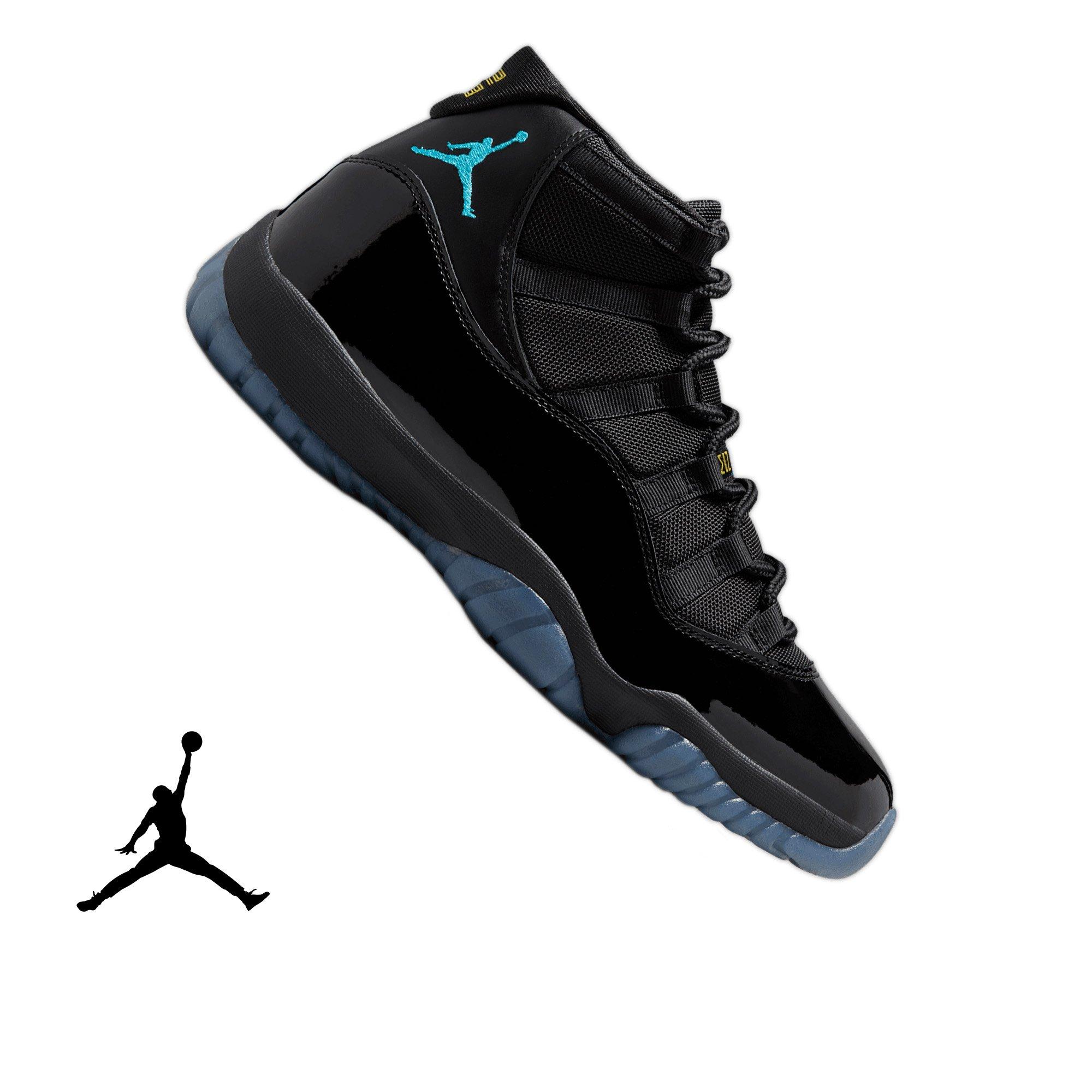 Jordan 11 Retro "Gamma" Men's Shoe - GAMMA BLUE/BLACK/VARSITY MAIZE Thumbnail View 1