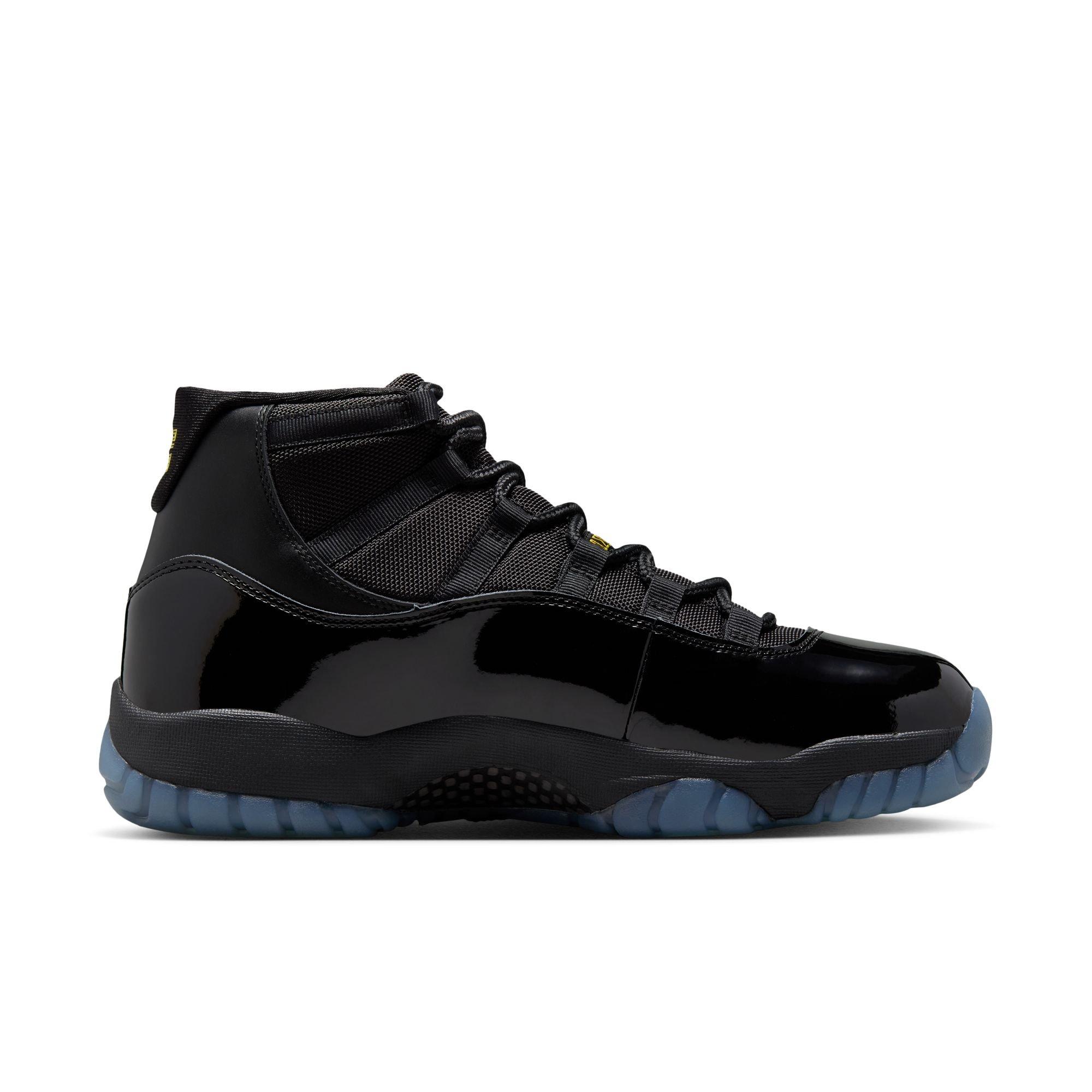 Jordan 11 Retro "Gamma" Men's Shoe - GAMMA BLUE/BLACK/VARSITY MAIZE Thumbnail View 3