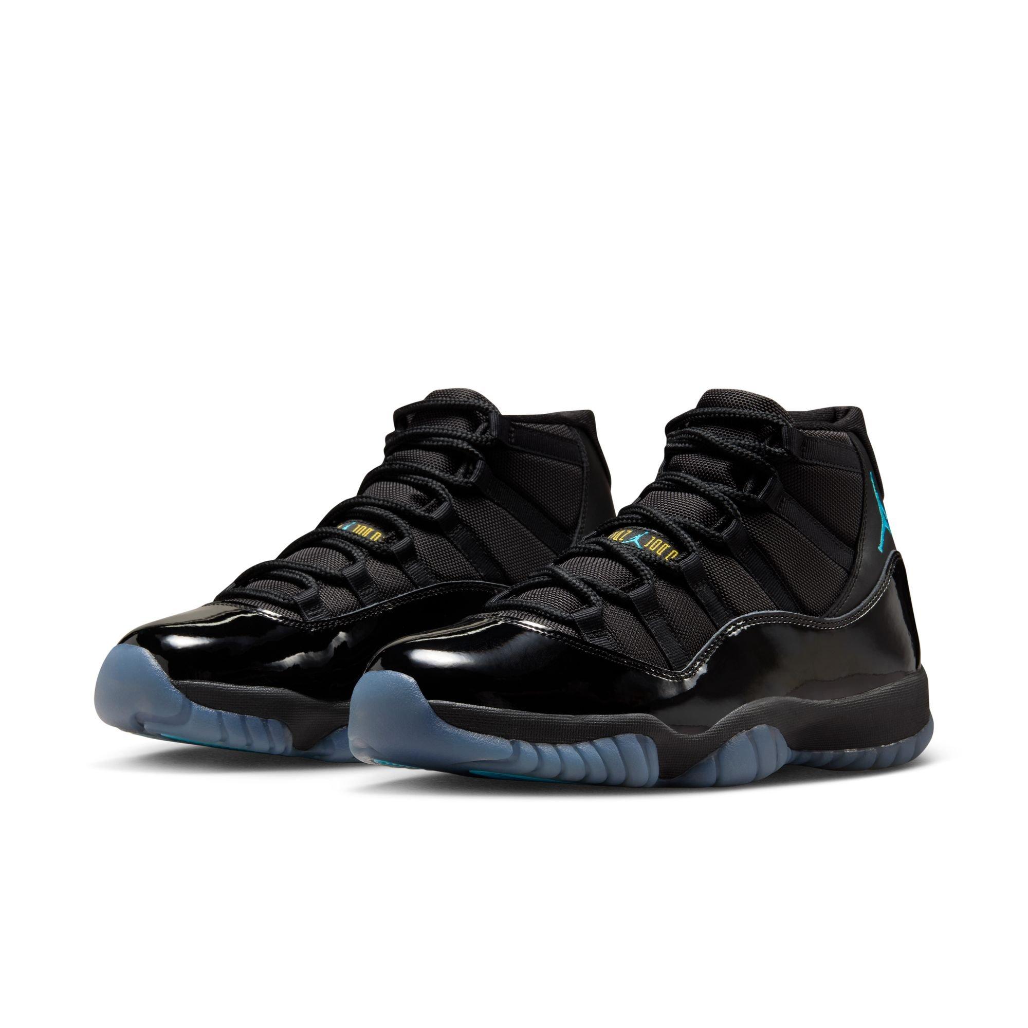 Jordan 11 Retro "Gamma" Men's Shoe - GAMMA BLUE/BLACK/VARSITY MAIZE Thumbnail View 4