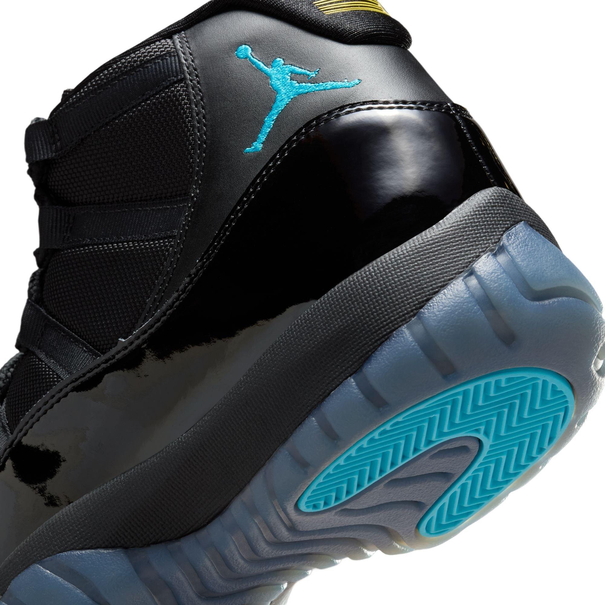 Jordan 11 Retro "Gamma" Men's Shoe - GAMMA BLUE/BLACK/VARSITY MAIZE Thumbnail View 6