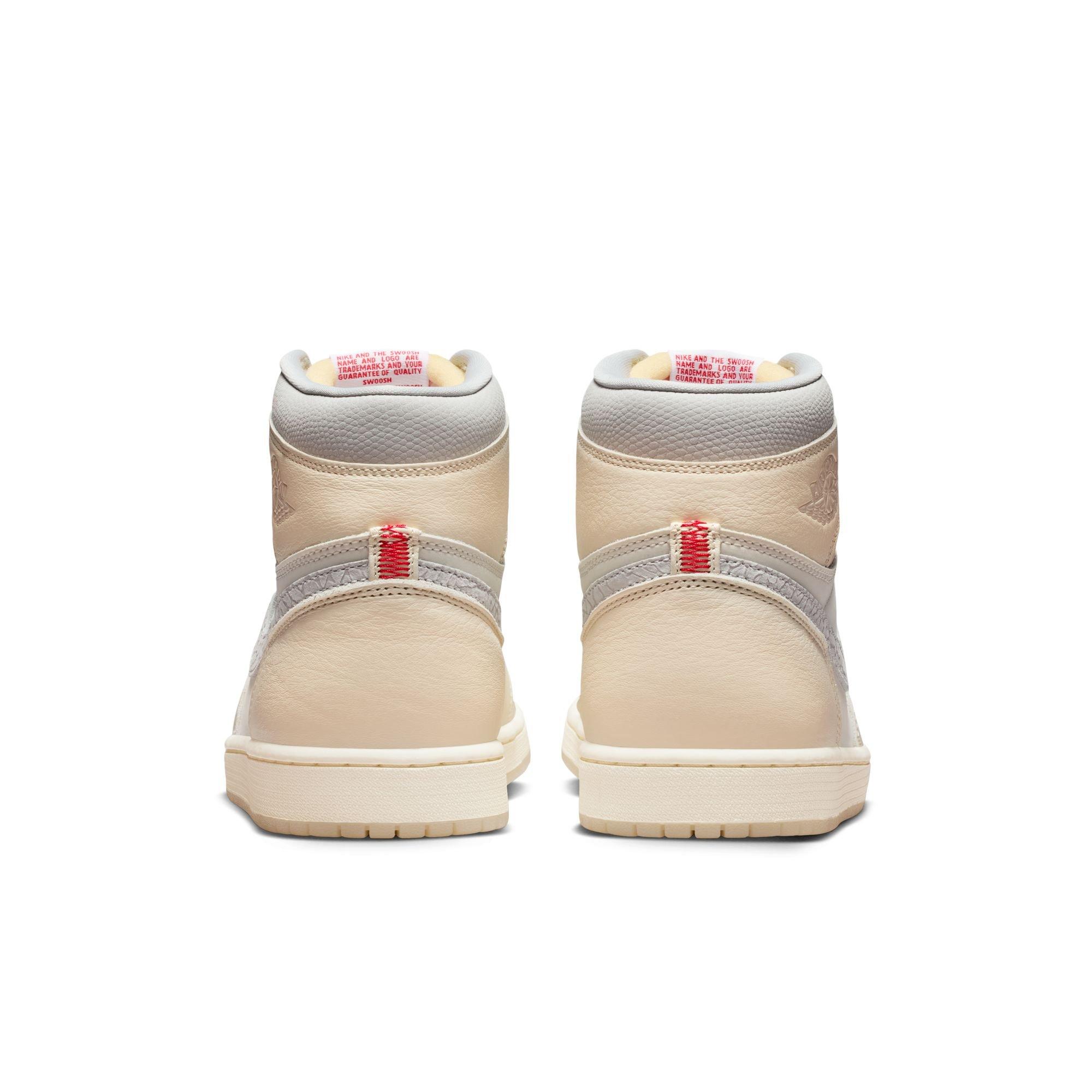 Jordan 1 Retro High OG "Elephant Swoosh" Men's Shoe - SAIL/UNIVERSITY RED/PALE IVORY Thumbnail View 7
