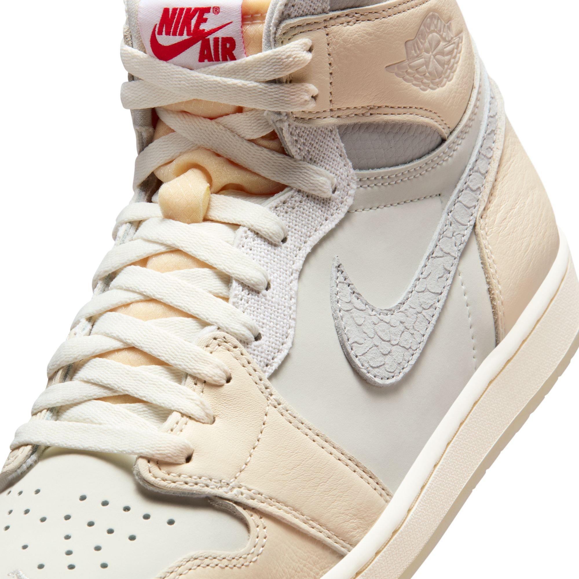 Jordan 1 Retro High OG "Elephant Swoosh" Men's Shoe - SAIL/UNIVERSITY RED/PALE IVORY Thumbnail View 9