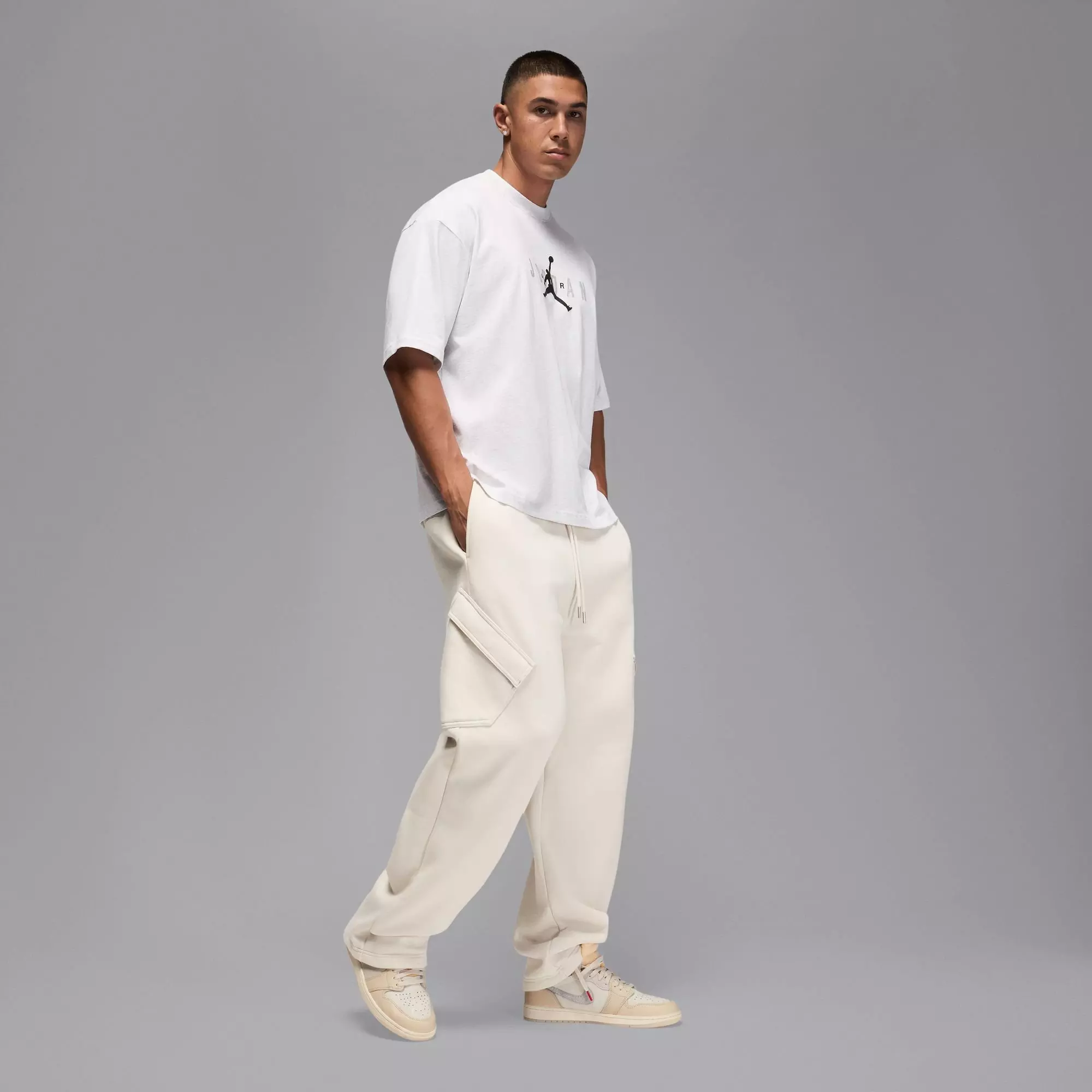 Jordan 1 Retro High OG "Elephant Swoosh" Men's Shoe - SAIL/UNIVERSITY RED/PALE IVORY