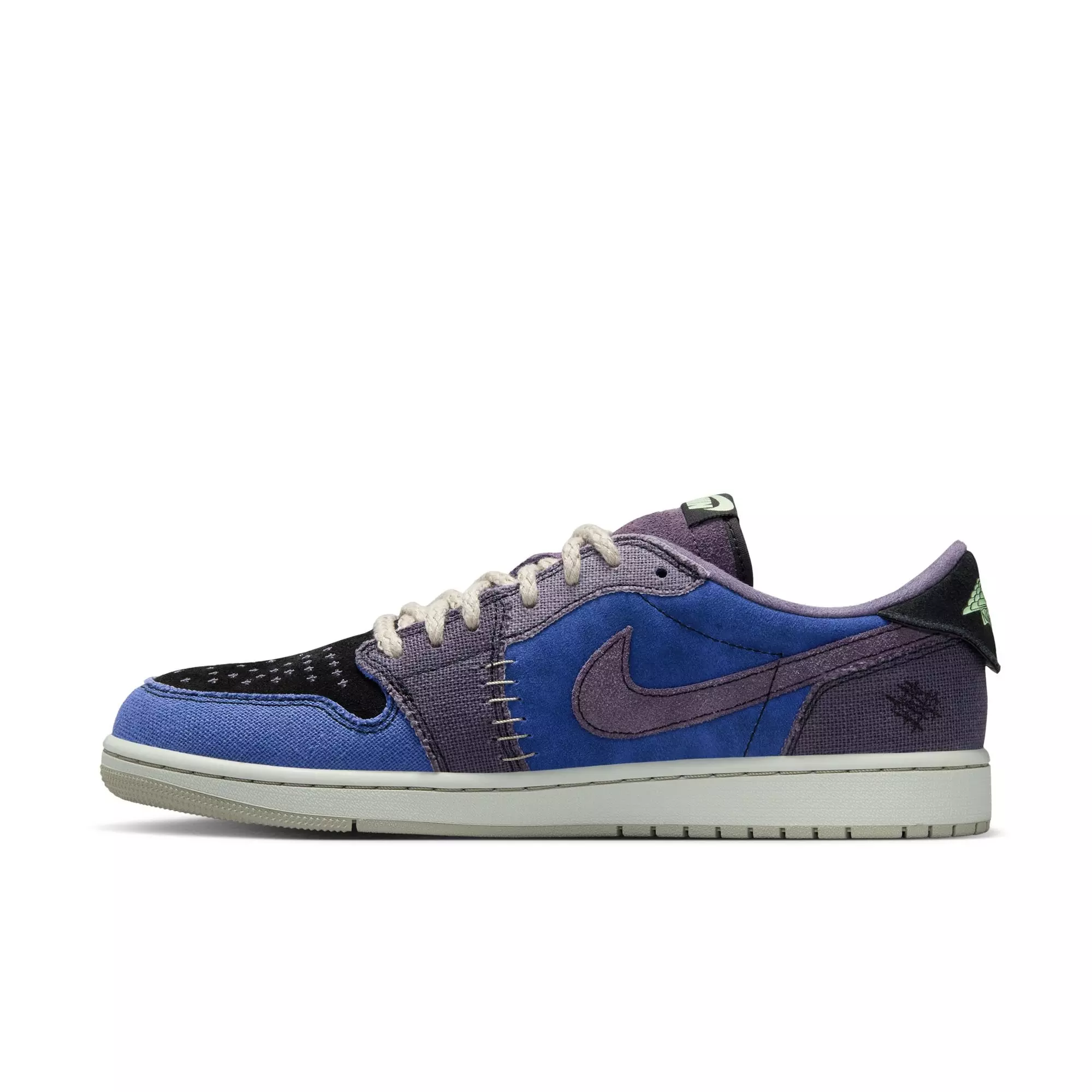 Jordan 1 Retro Low “Voodoo Alternate” Men's Shoe - REGENCY PURPLE/VAPOR GREEN/BLACK