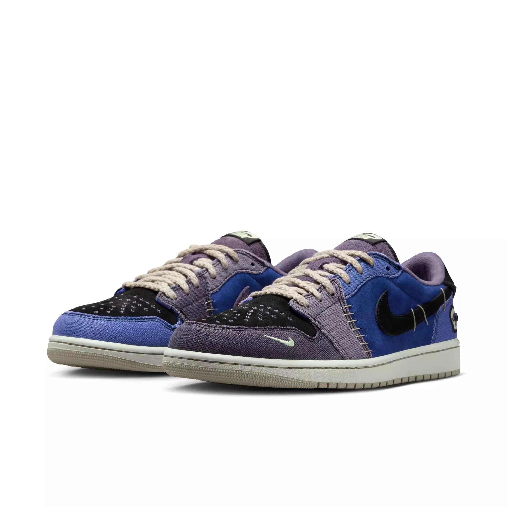 Jordan 1 Retro Low “Voodoo Alternate” Men's Shoe - REGENCY PURPLE/VAPOR GREEN/BLACK