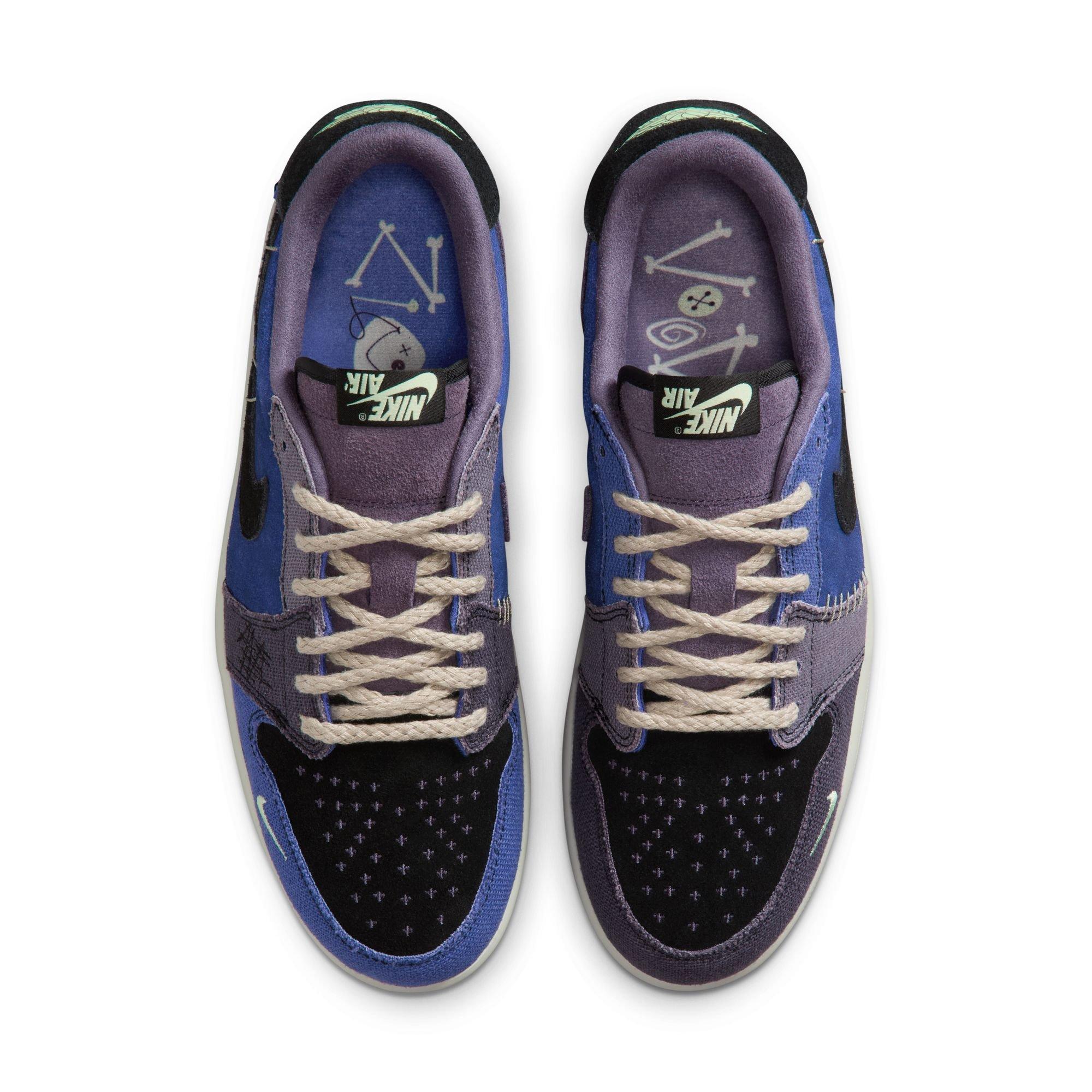 Jordan 1 Retro Low &ldquo;Voodoo Alternate&rdquo; Men's Shoe - REGENCY PURPLE/VAPOR GREEN/BLACK Thumbnail View 11