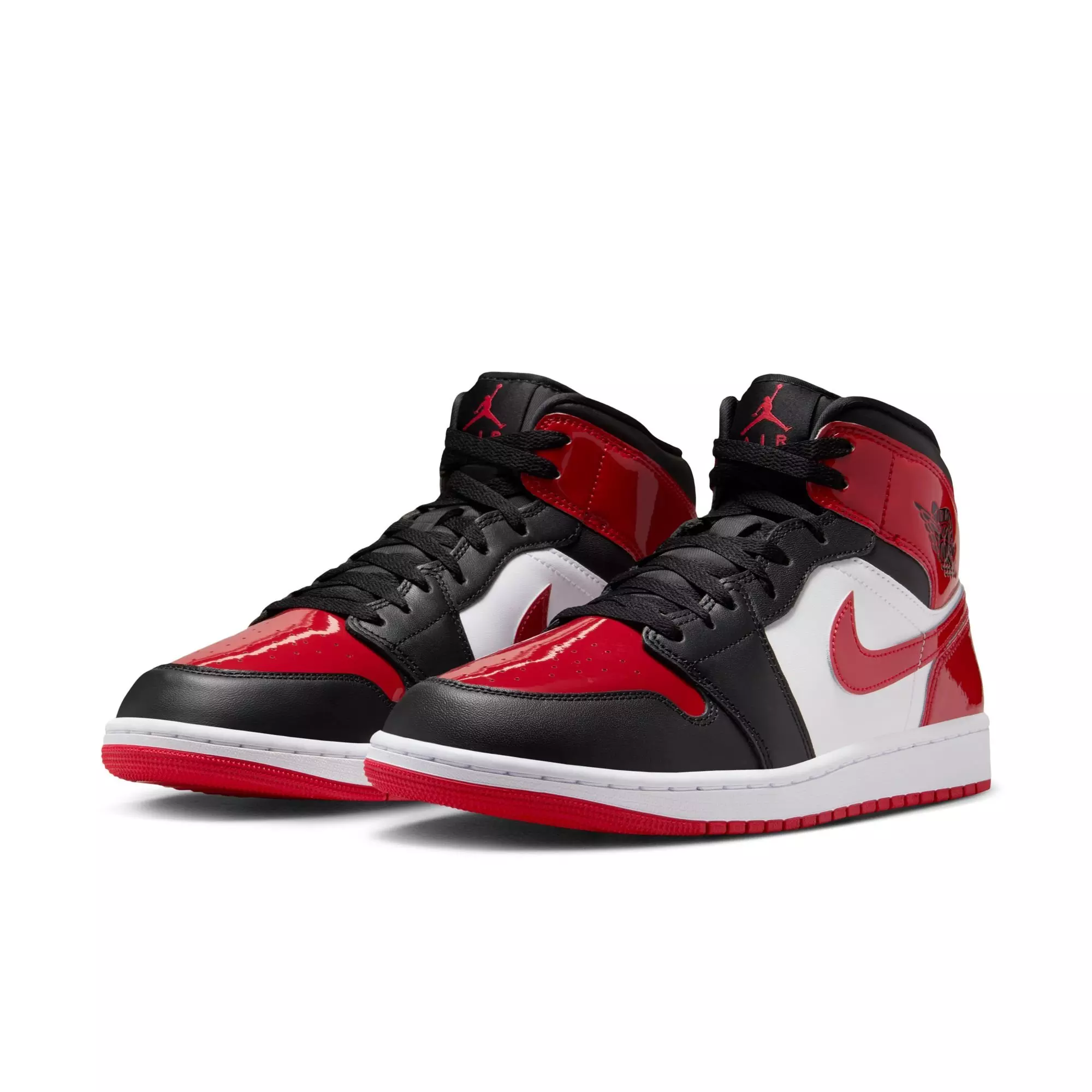 Jordan 1 Mid SE "Black/Varsity Red/White" Men's Shoe - BLACK/RED/WHITE