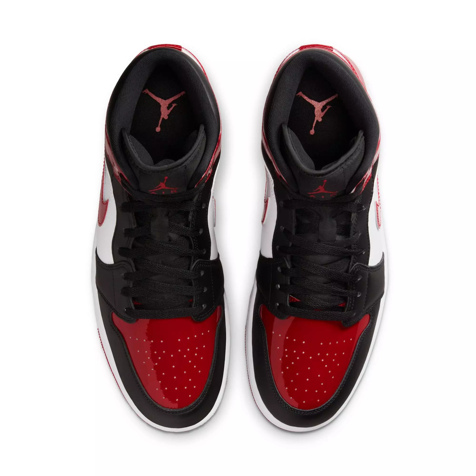 Jordan 1 Mid SE "Black/Varsity Red/White" Men's Shoe - BLACK/RED/WHITE