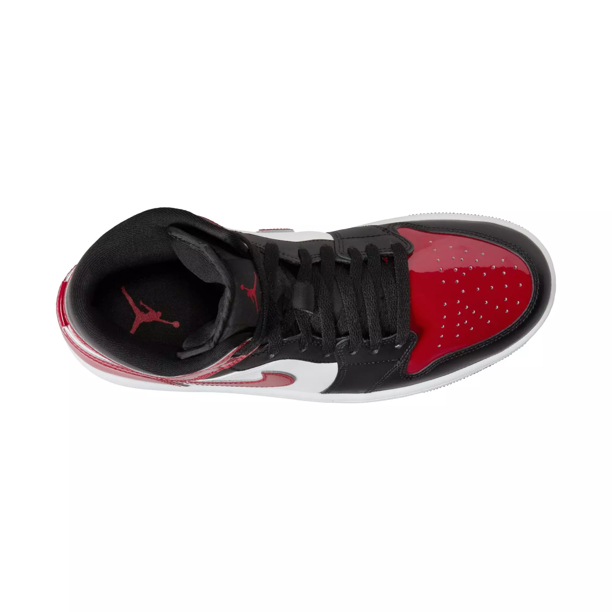 Jordan 1 Mid SE "Black/Varsity Red/White" Men's Shoe - BLACK/RED/WHITE