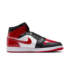 Jordan 1 Mid SE "Black/Varsity Red/White" Men's Shoe