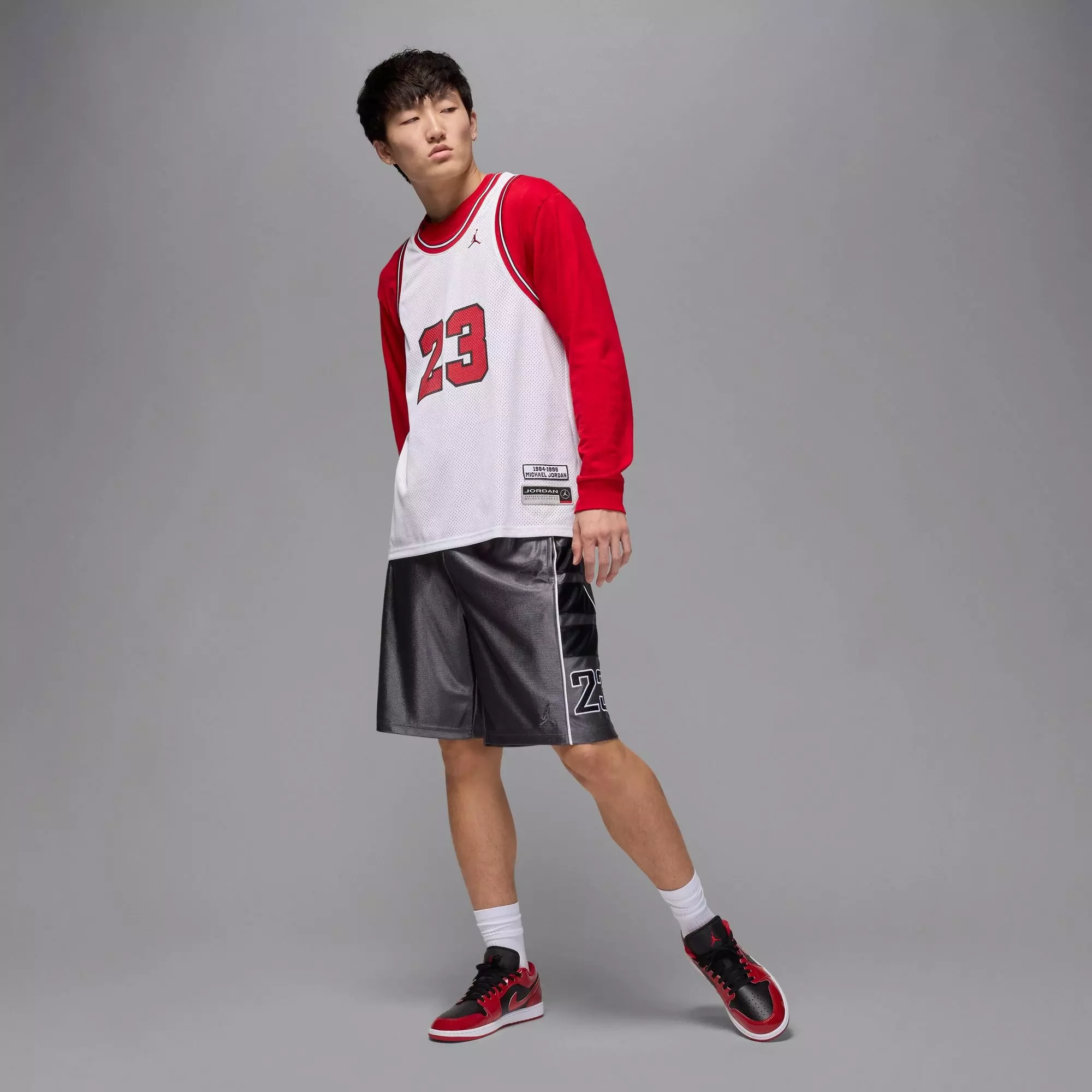 Jordan 1 Low SE "Black/Varsity Red/White" Men's Shoe - BLACK/RED/WHITE