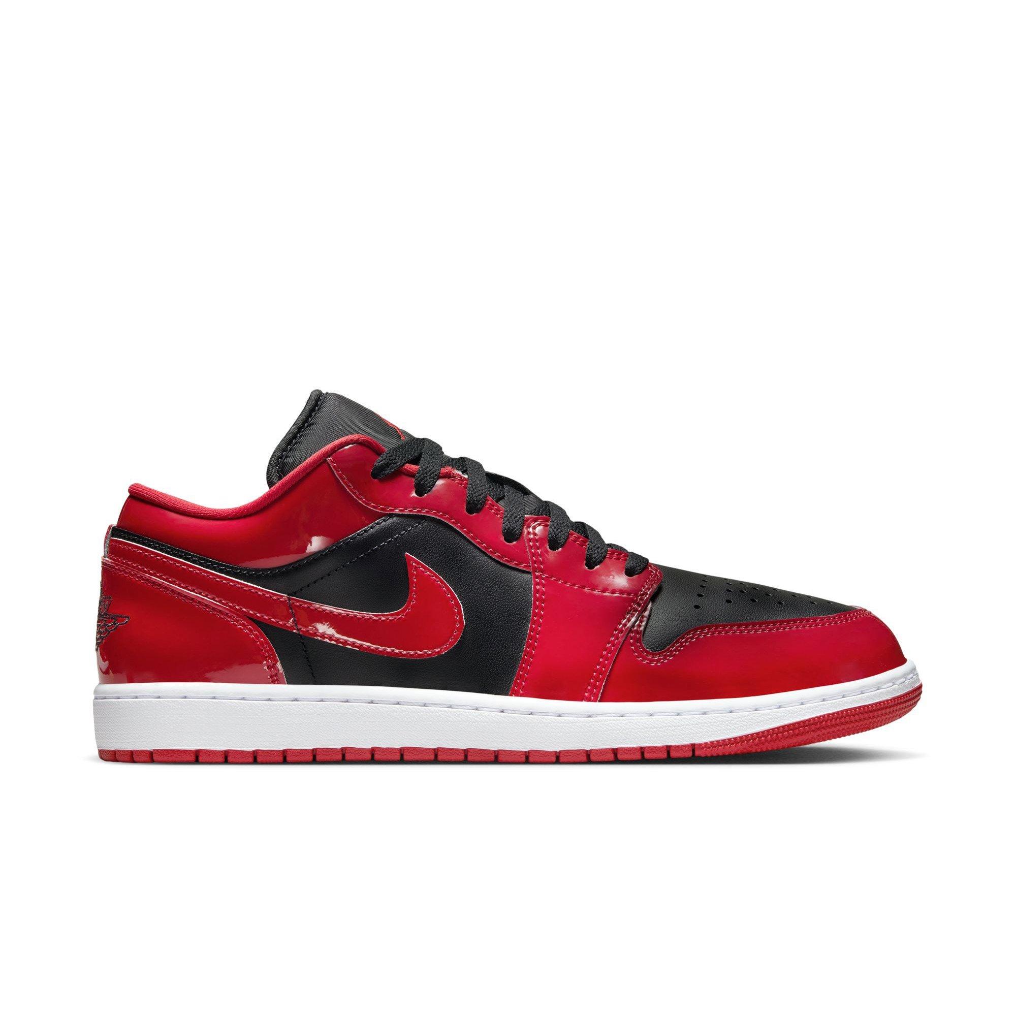Jordan 1 Low SE "Black/Varsity Red/White" Men's Shoe - BLACK/RED/WHITE Thumbnail View 1