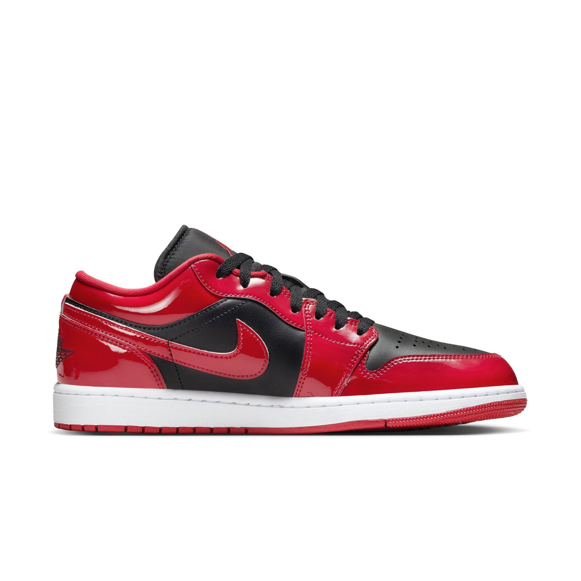 Jordan 1 Low SE "Black/Varsity Red/White" Men's Shoe - BLACK/RED/WHITE Thumbnail View 2