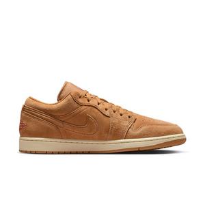 Jordan 1 Low SE "Flax/Varsity Red/White" Men's Shoe