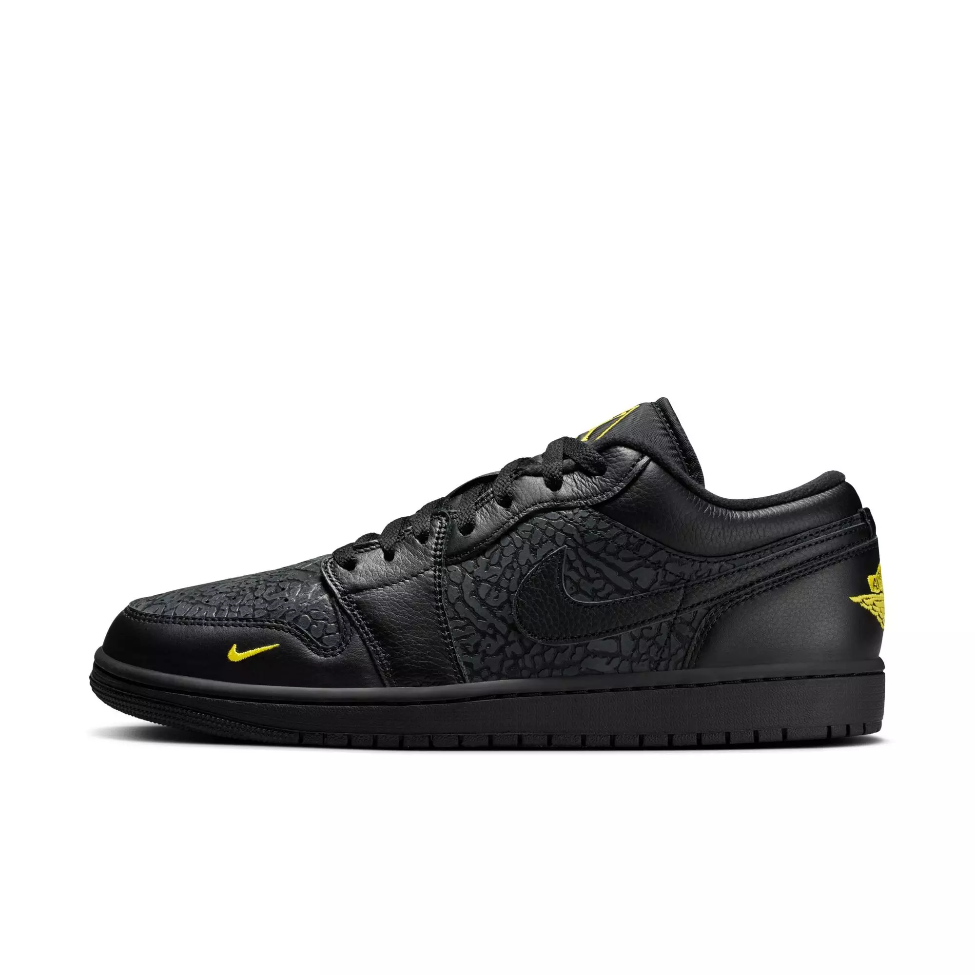 Jordan 1 Low SE "Black/Tour Yellow/Anthracite" Men's Shoe - BLACK/YELLOW