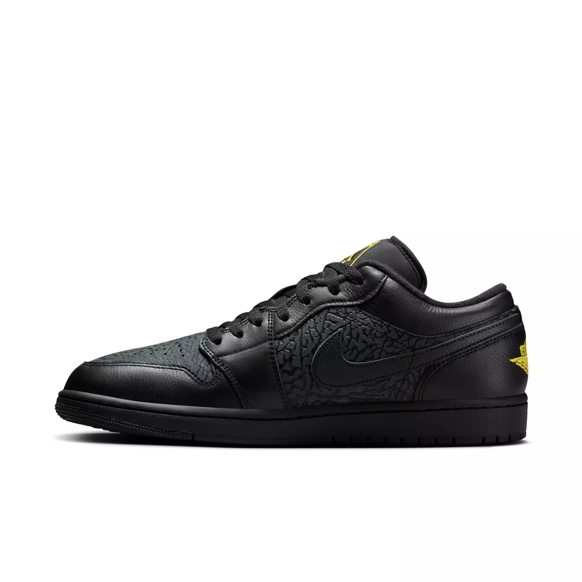 Jordan 1 Low SE "Black/Tour Yellow/Anthracite" Men's Shoe - BLACK/YELLOW