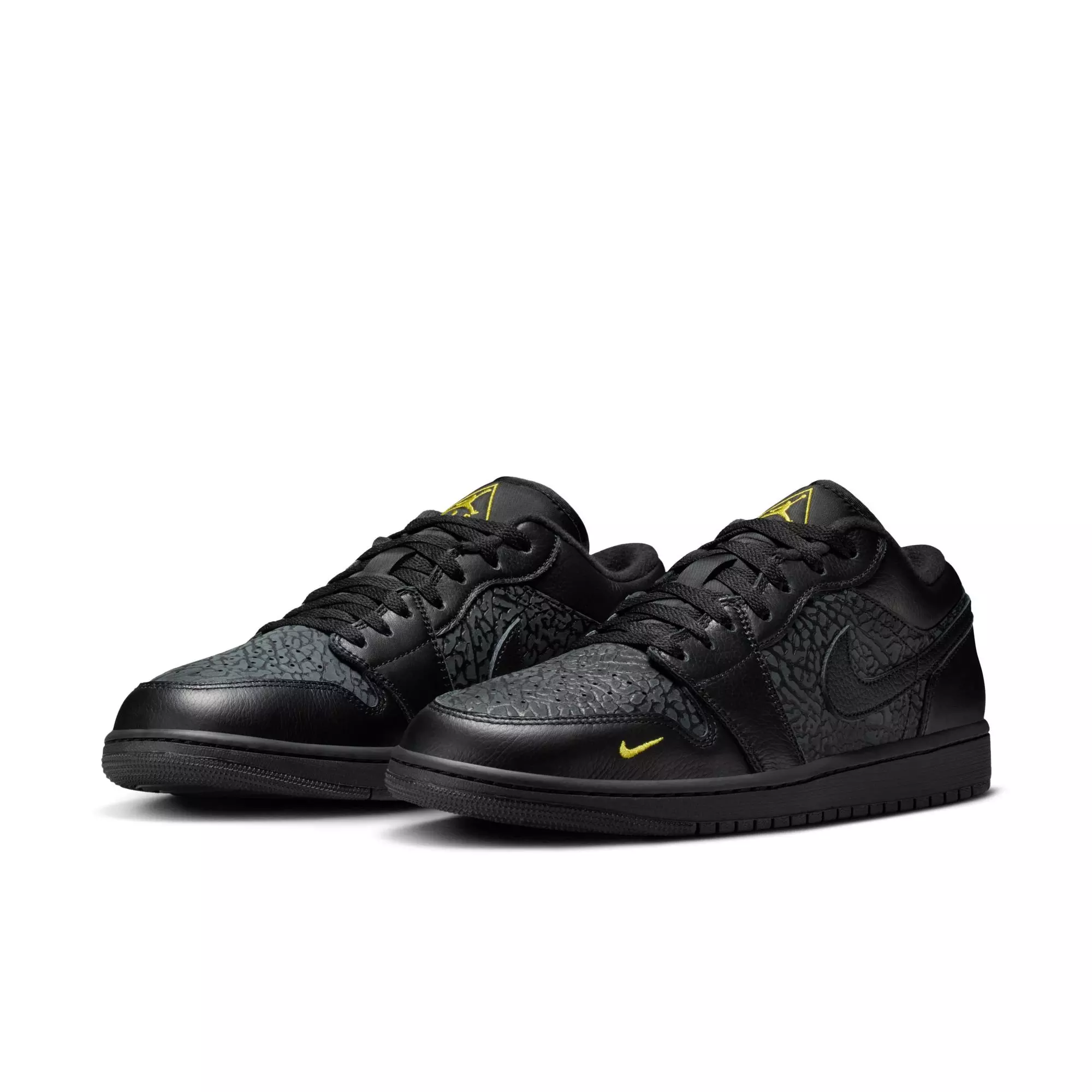 Jordan 1 Low SE "Black/Tour Yellow/Anthracite" Men's Shoe - BLACK/YELLOW