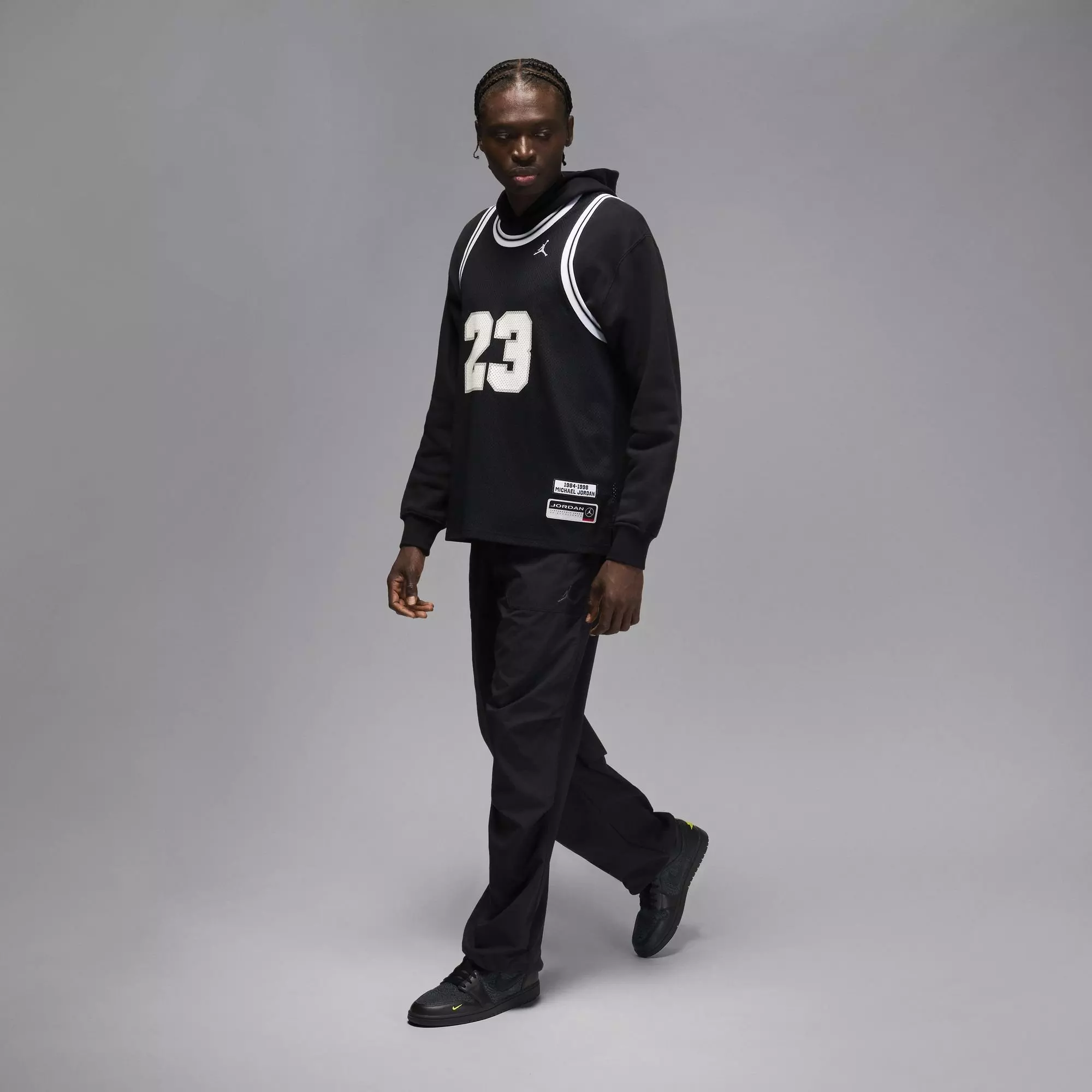 Jordan 1 Low SE "Black/Tour Yellow/Anthracite" Men's Shoe - BLACK/YELLOW