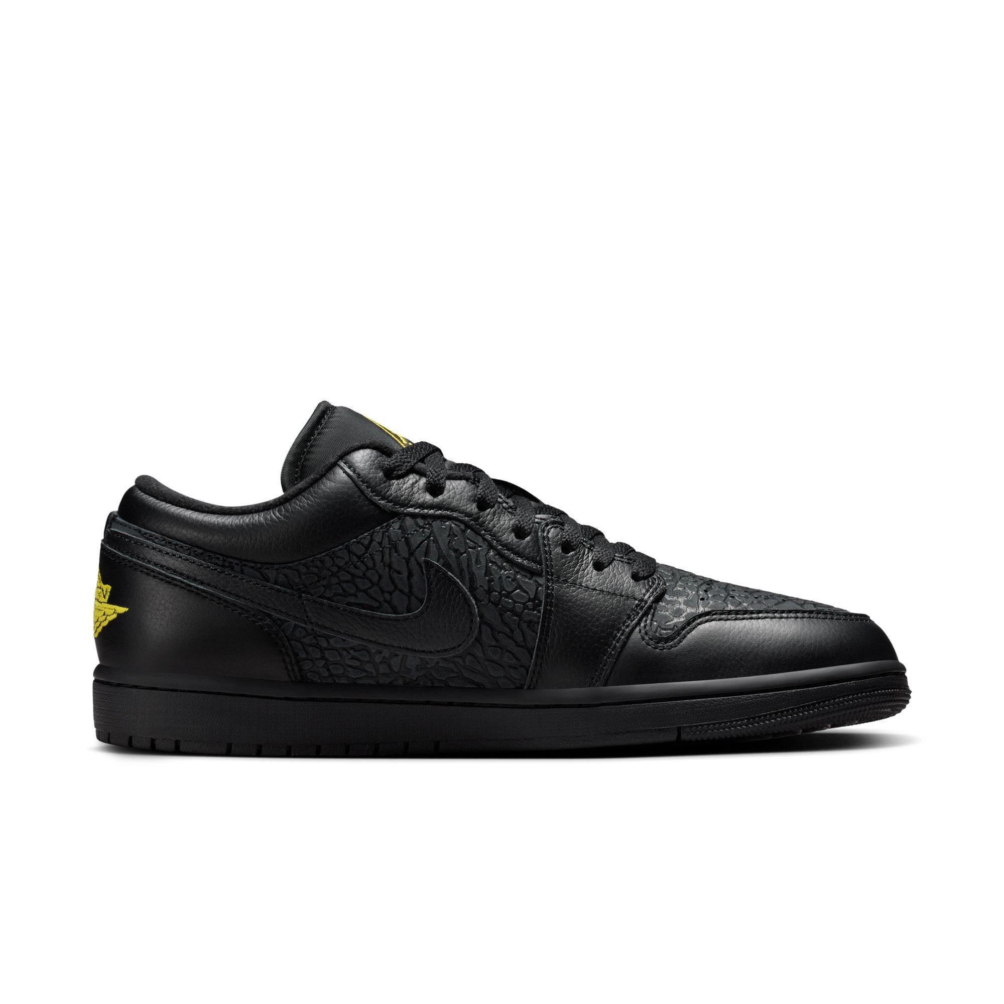 Jordan 1 Low SE "Black/Tour Yellow/Anthracite" Men's Shoe - BLACK/YELLOW Thumbnail View 2