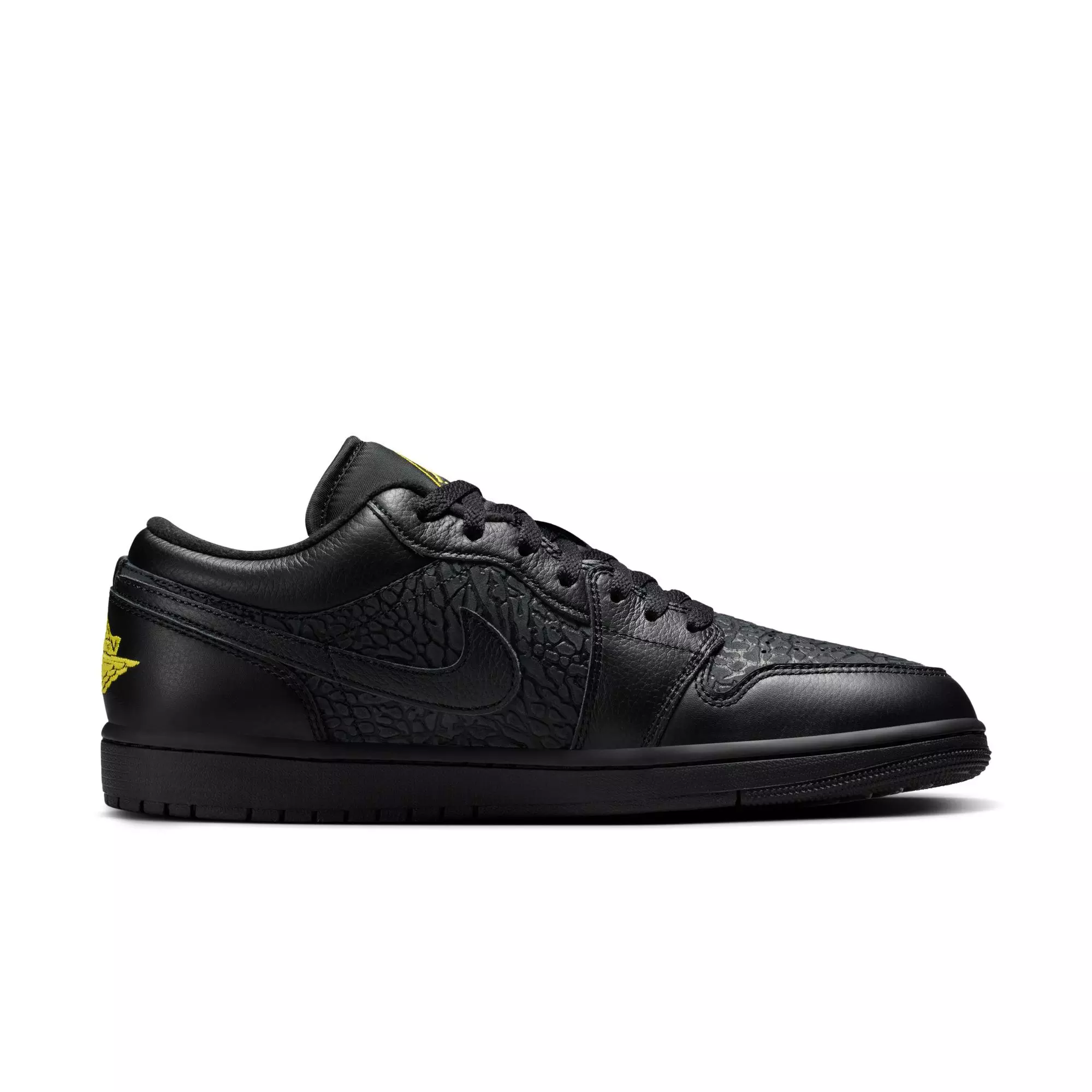 Jordan 1 Low SE "Black/Tour Yellow/Anthracite" Men's Shoe - BLACK/YELLOW