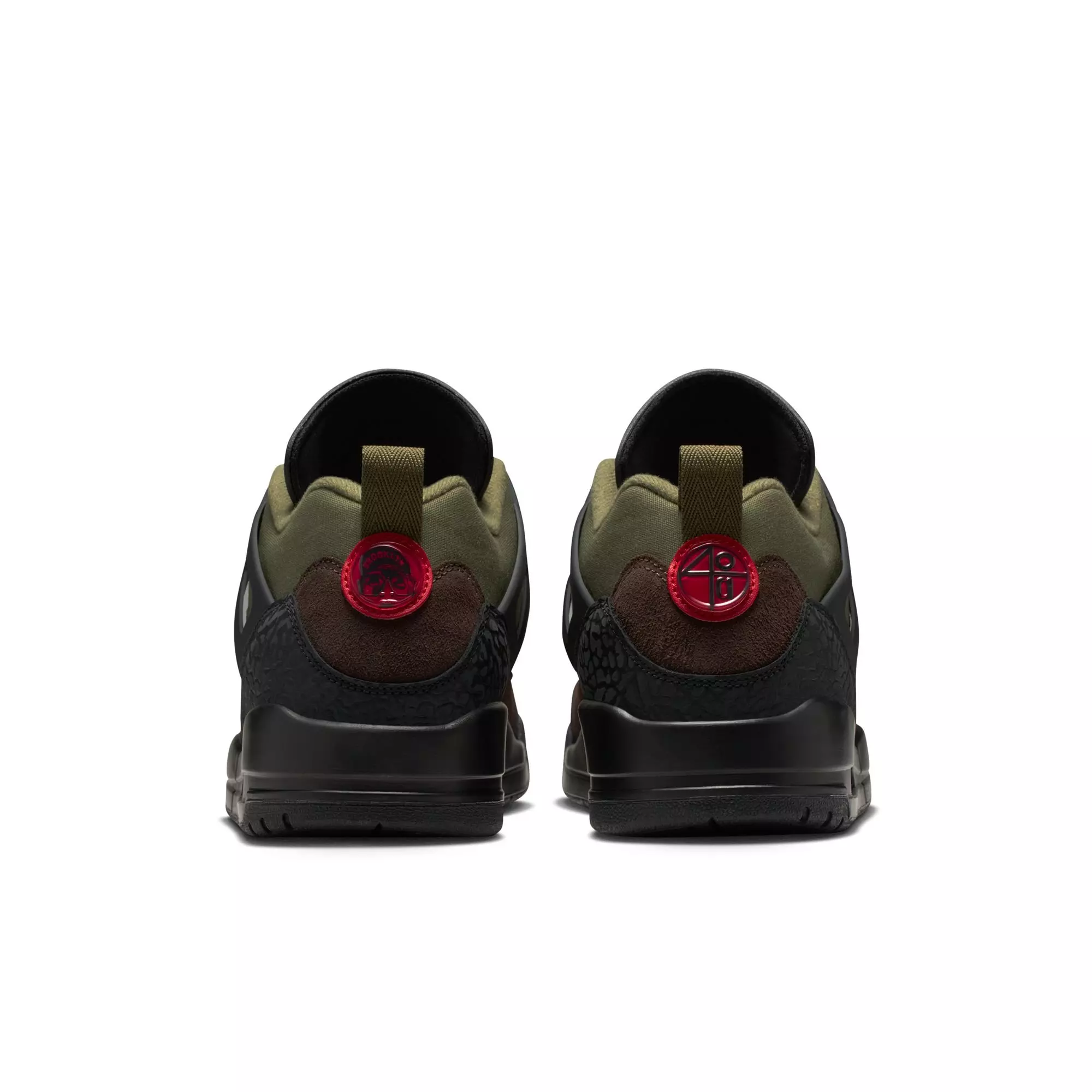 Jordan Spizike Low "Medium Olive/University Red/Black" Men's Shoe - OLIVE