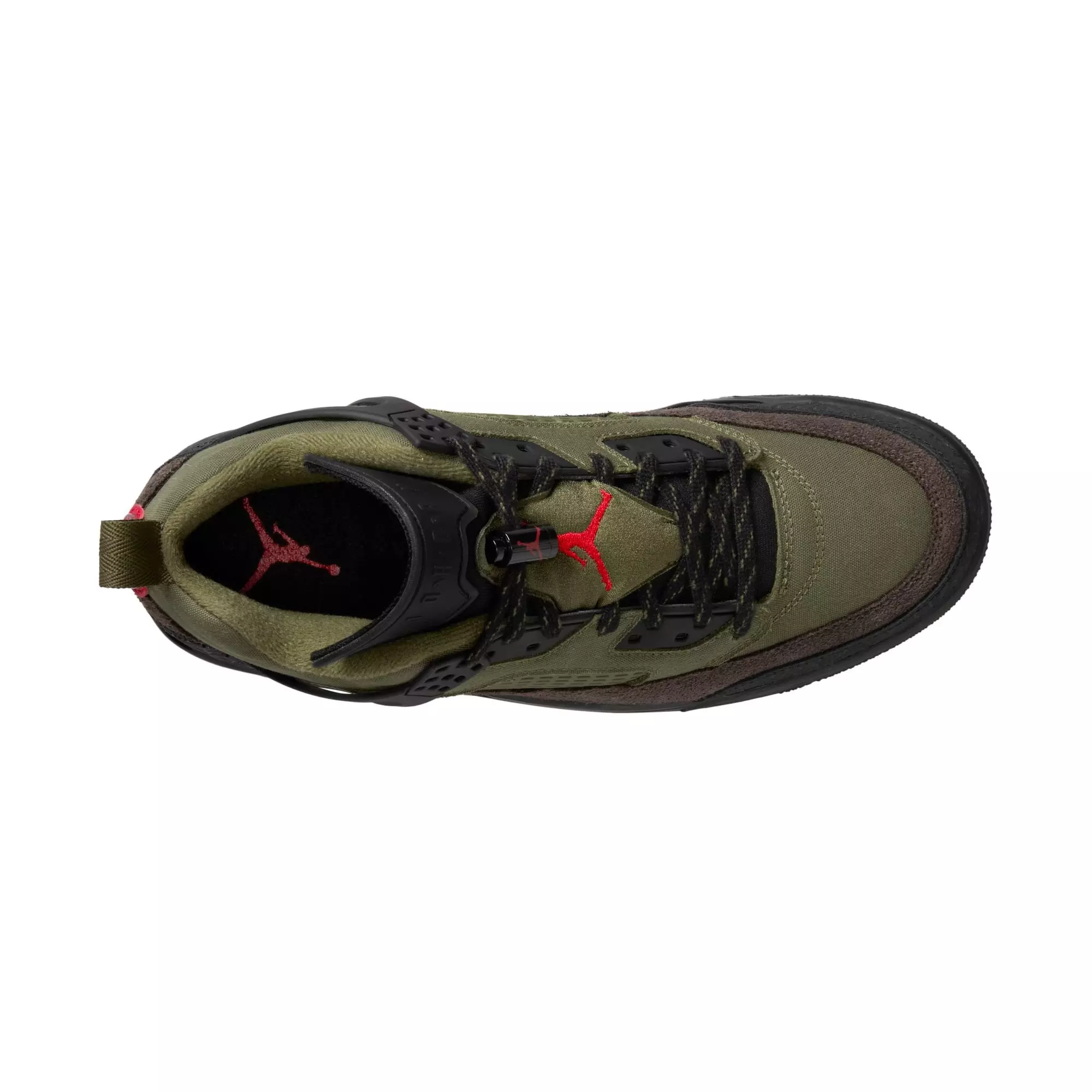 Jordan Spizike Low "Medium Olive/University Red/Black" Men's Shoe - OLIVE
