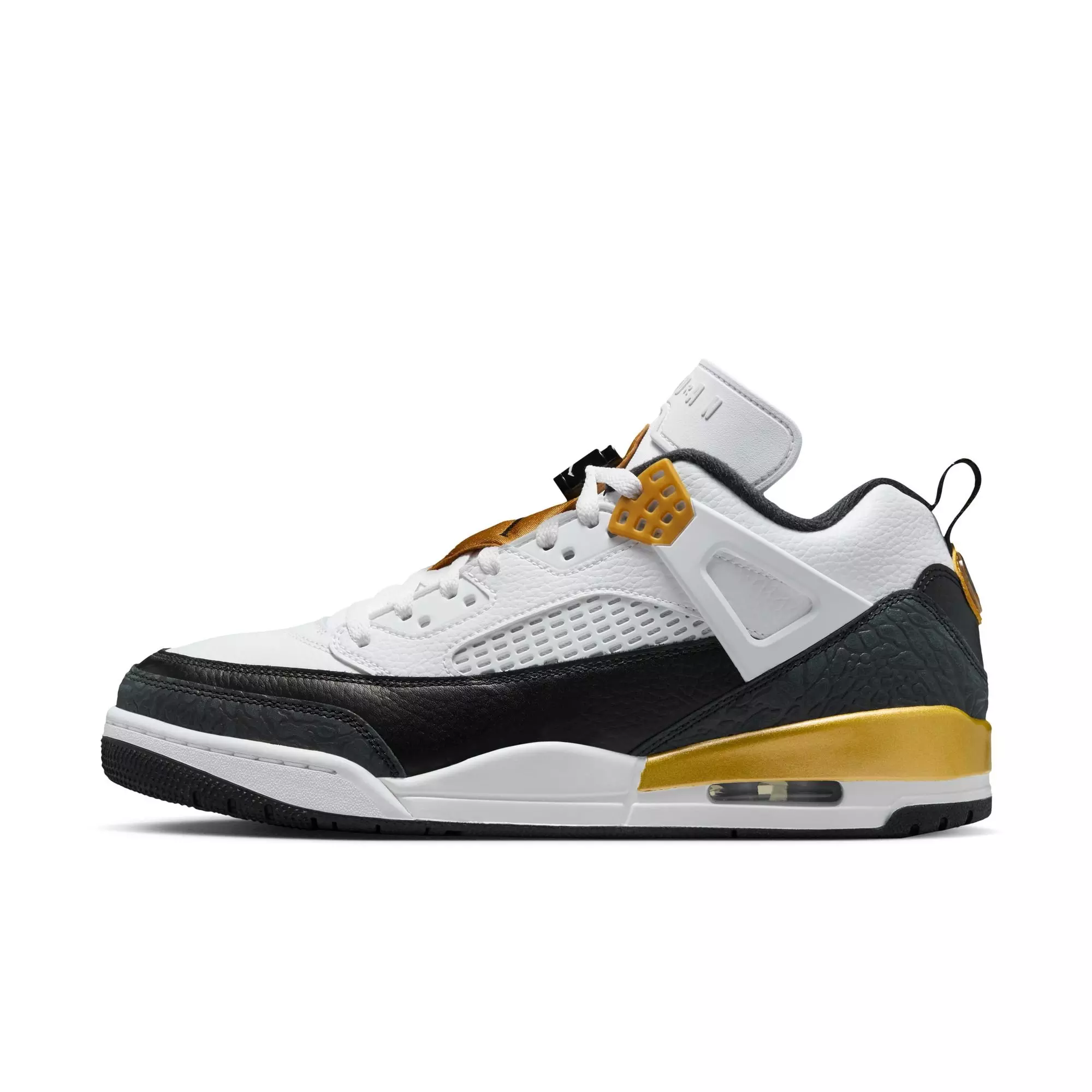 Jordan Spizike Low "White/Black/Metallic Gold" Men's Shoe - WHITE/BLACK/GOLD