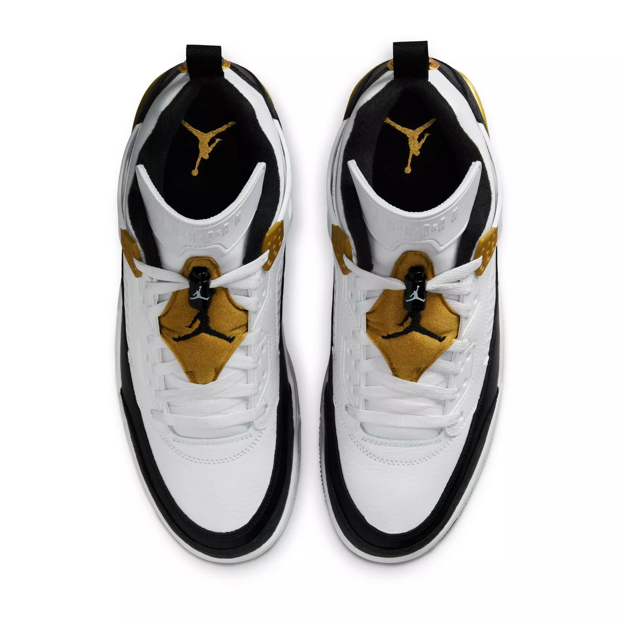 Jordan Spizike Low "White/Black/Metallic Gold" Men's Shoe - WHITE/BLACK/GOLD