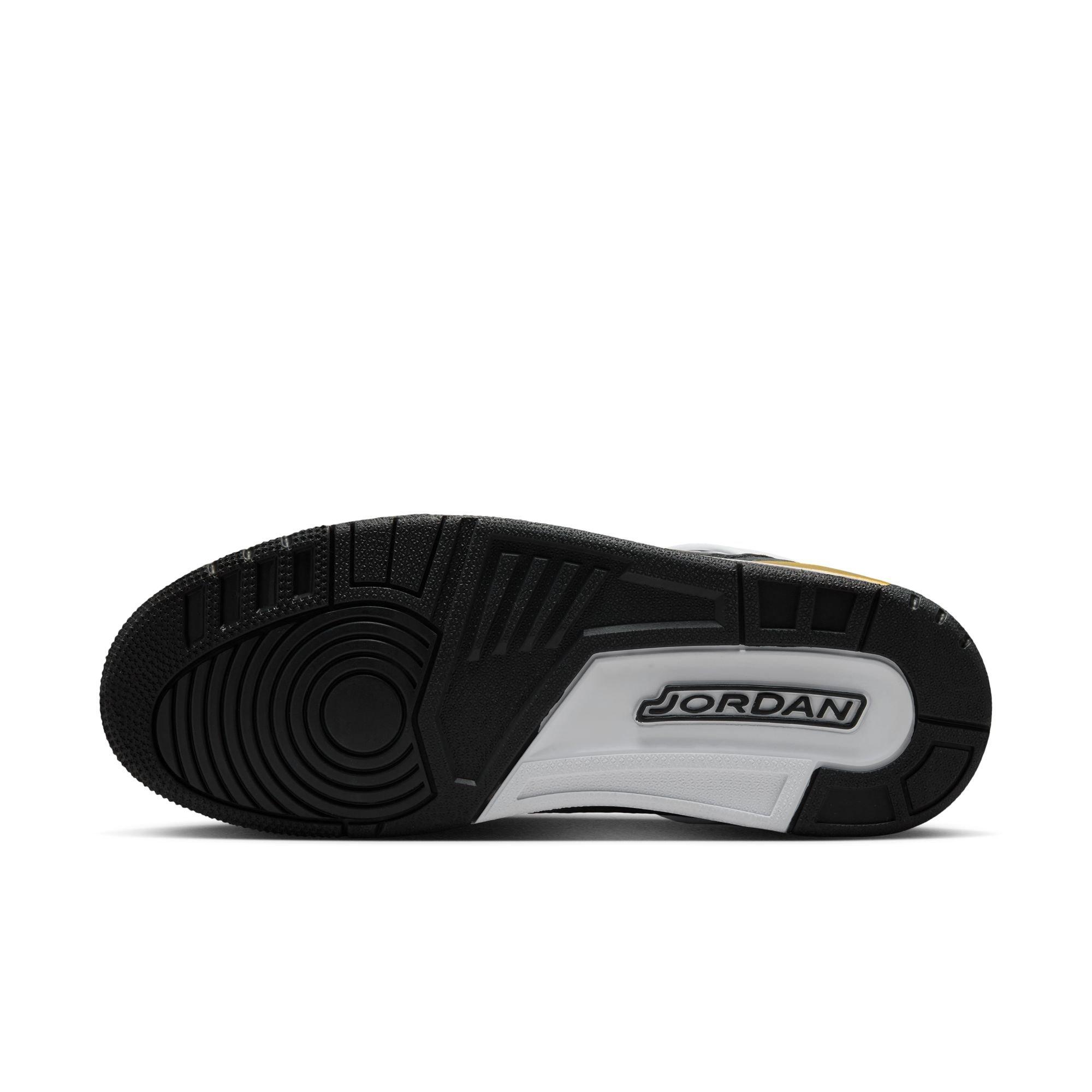 Jordan Spizike Low "White/Black/Metallic Gold" Men's Shoe - WHITE/BLACK/GOLD Thumbnail View 9