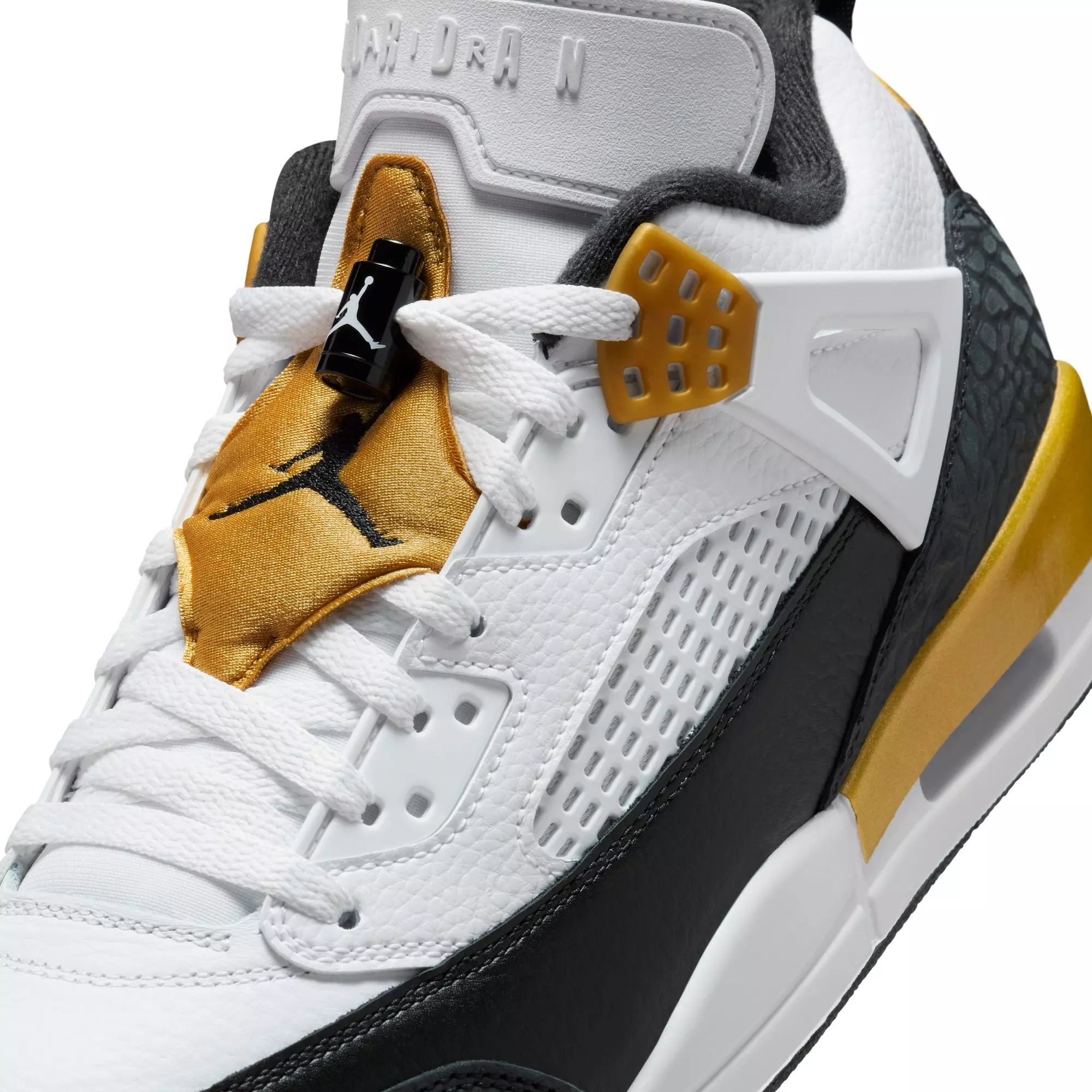 Jordan Spizike Low "White/Black/Metallic Gold" Men's Shoe - WHITE/BLACK/GOLD