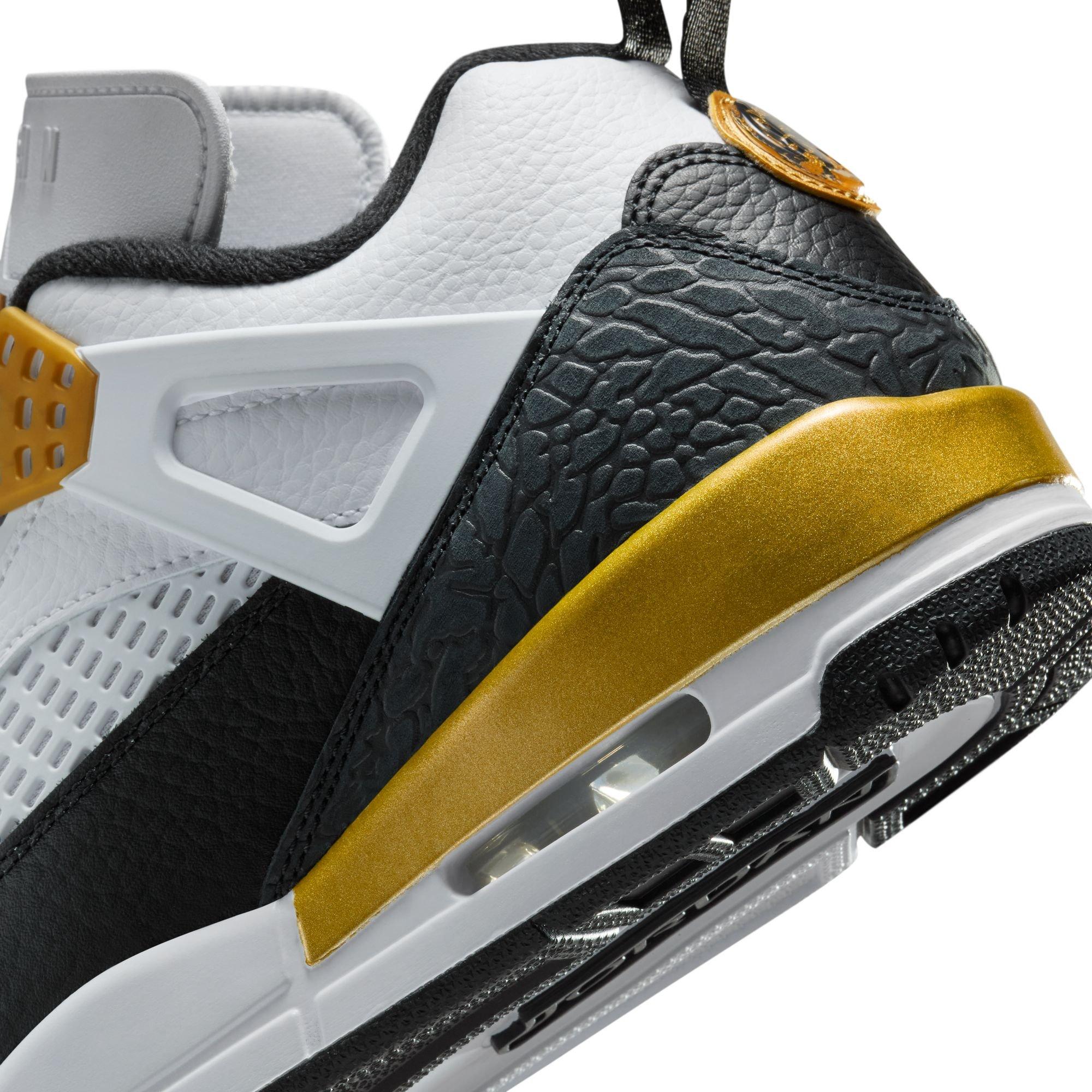 Jordan Spizike Low "White/Black/Metallic Gold" Men's Shoe - WHITE/BLACK/GOLD Thumbnail View 11