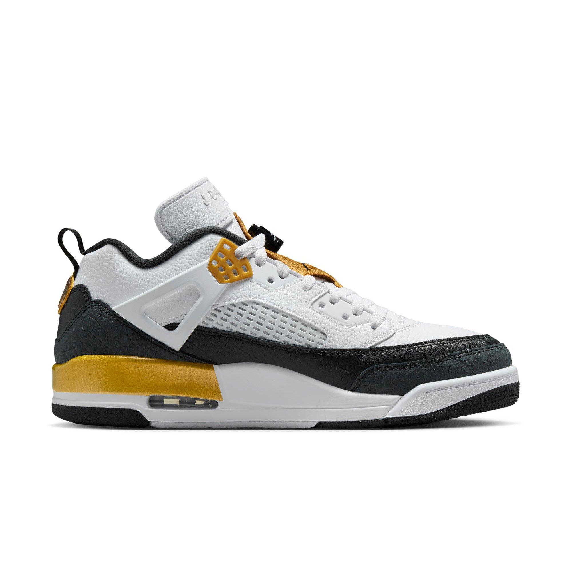 Nike Jordans Spizike Black Gold Yellow Grey Size 10 Brooklyn Spike Lee Jordan - Men - Jordan Spizike Low - White/Black/Metallic  main image 2