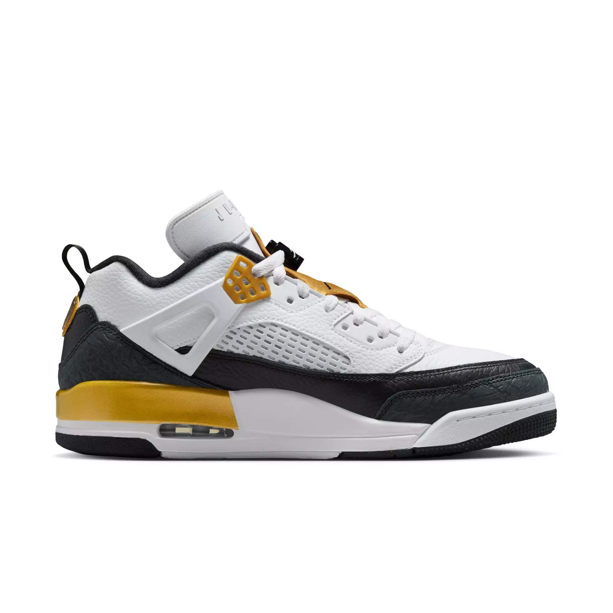 Jordan Spizike Low "White/Black/Metallic Gold" Men's Shoe - WHITE/BLACK/GOLD