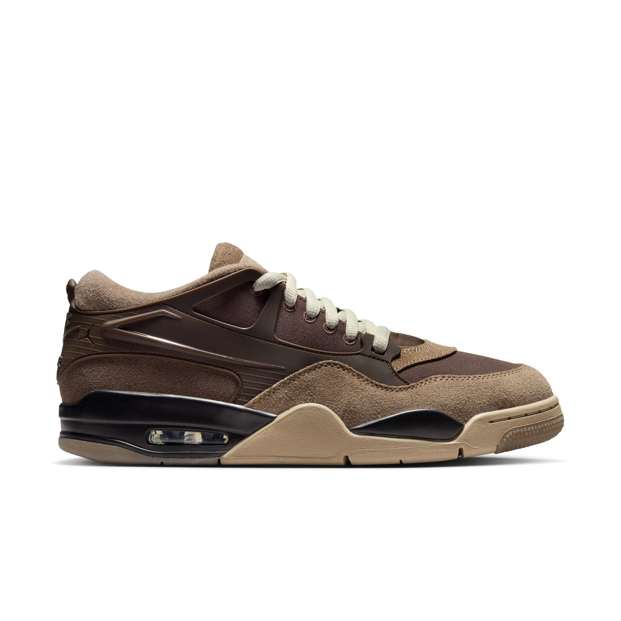 Jordan 4 RM "Ironstone/Medium Olive/Baroque Brown" Men's Shoe - OLIVE/KHAKI Thumbnail View 1