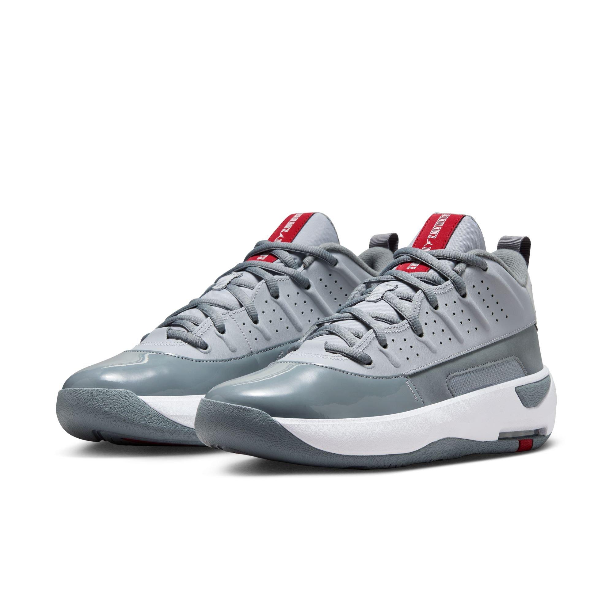 Jordan Max Aura 7 "Wolf Grey/Varsity Red/Cool Grey/White" Men's Shoe - GREY/WHITE Thumbnail View 5