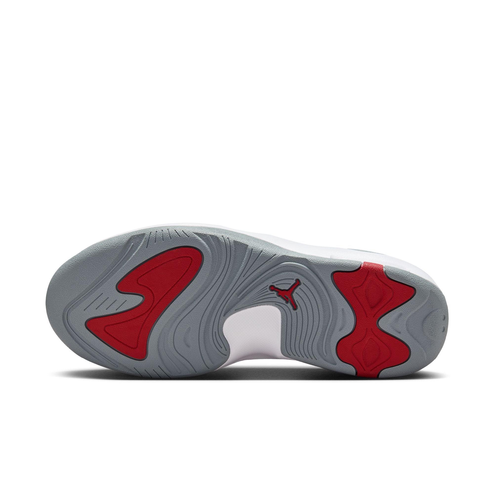 Jordan Max Aura 7 "Wolf Grey/Varsity Red/Cool Grey/White" Men's Shoe - GREY/WHITE Thumbnail View 9