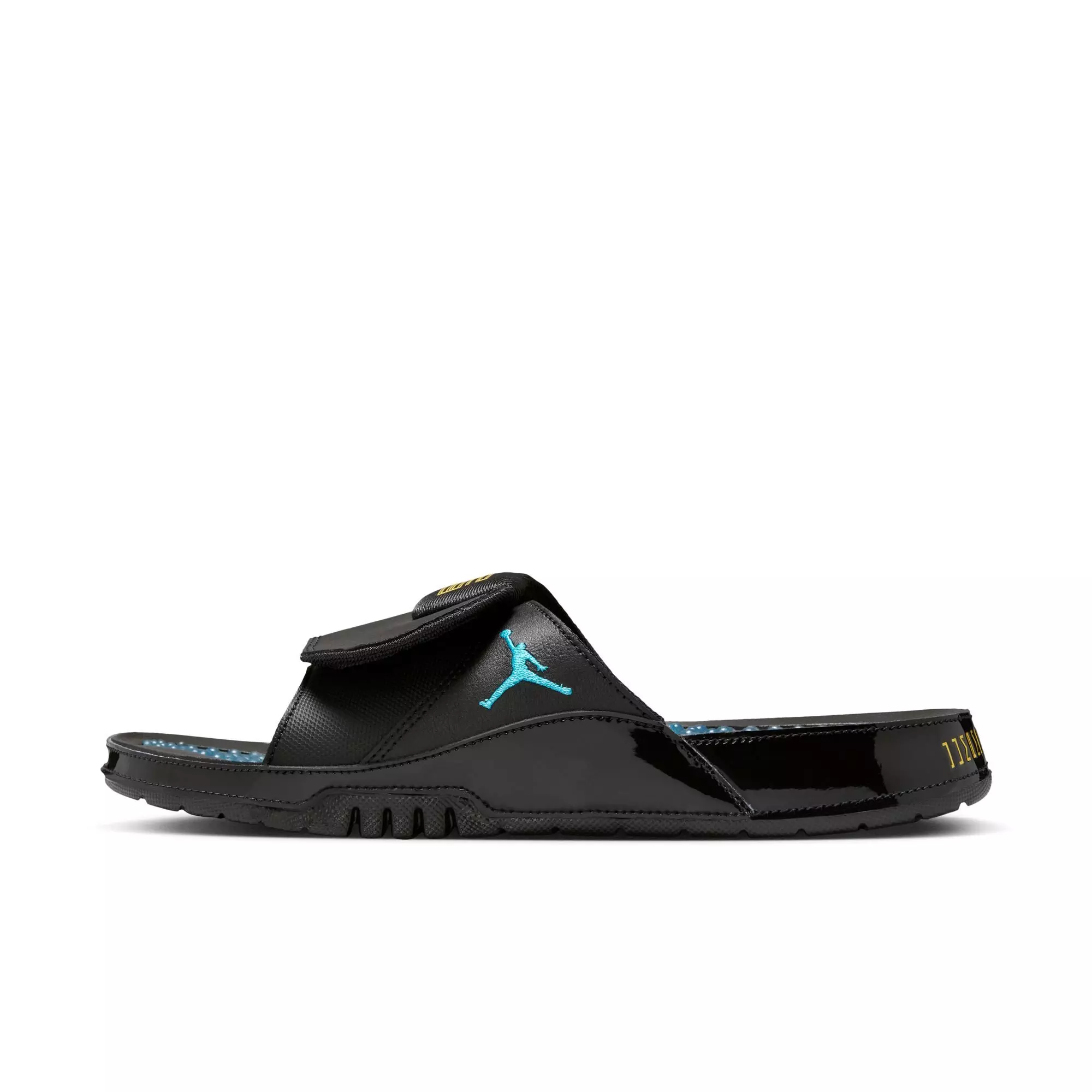 Jordan Hydro XI "Black/Gamma Blue/Varsity Maize" Unisex Slide - BLACK/BLUE