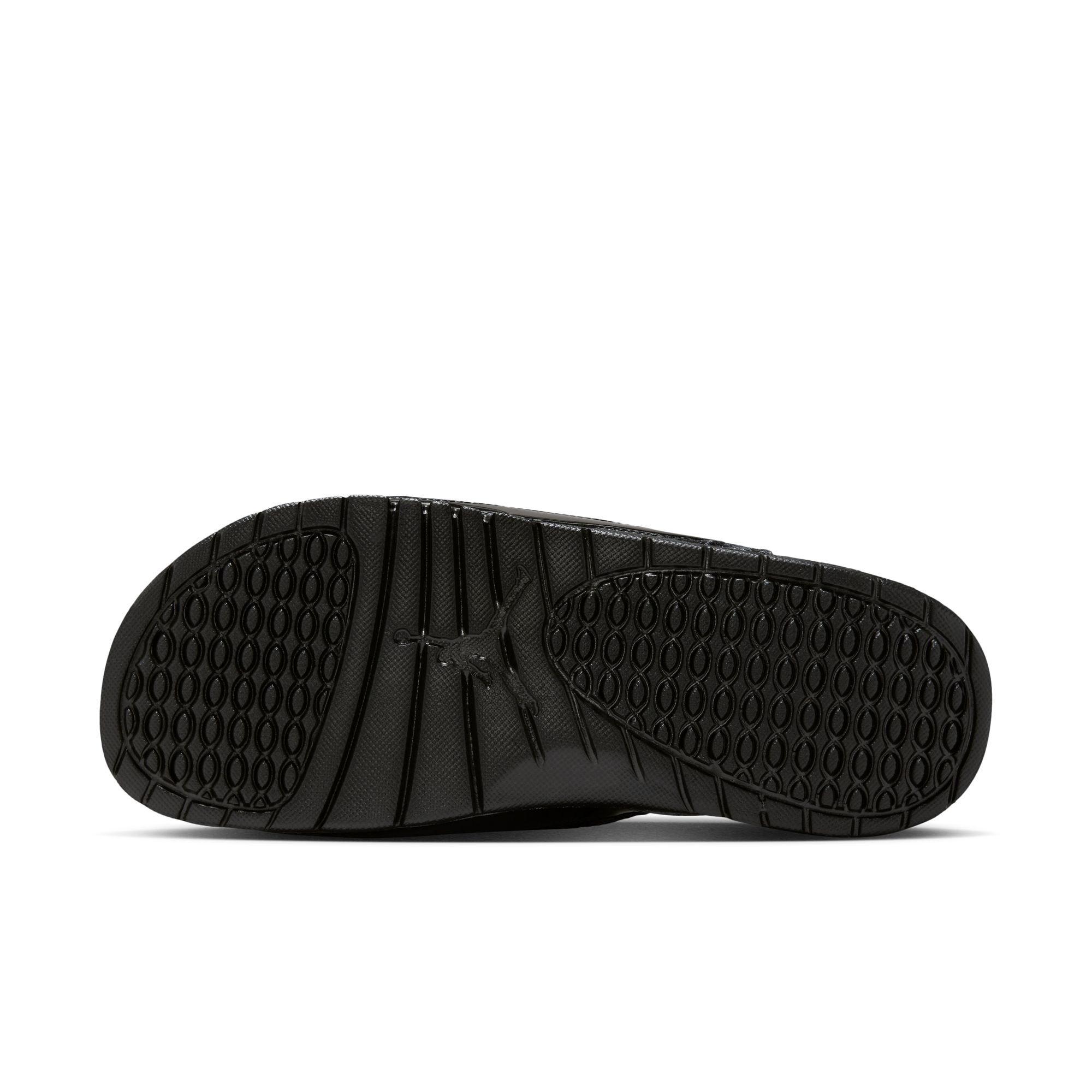 Jordan Hydro XI "Black/Gamma Blue/Varsity Maize" Unisex Slide - BLACK/BLUE Thumbnail View 8