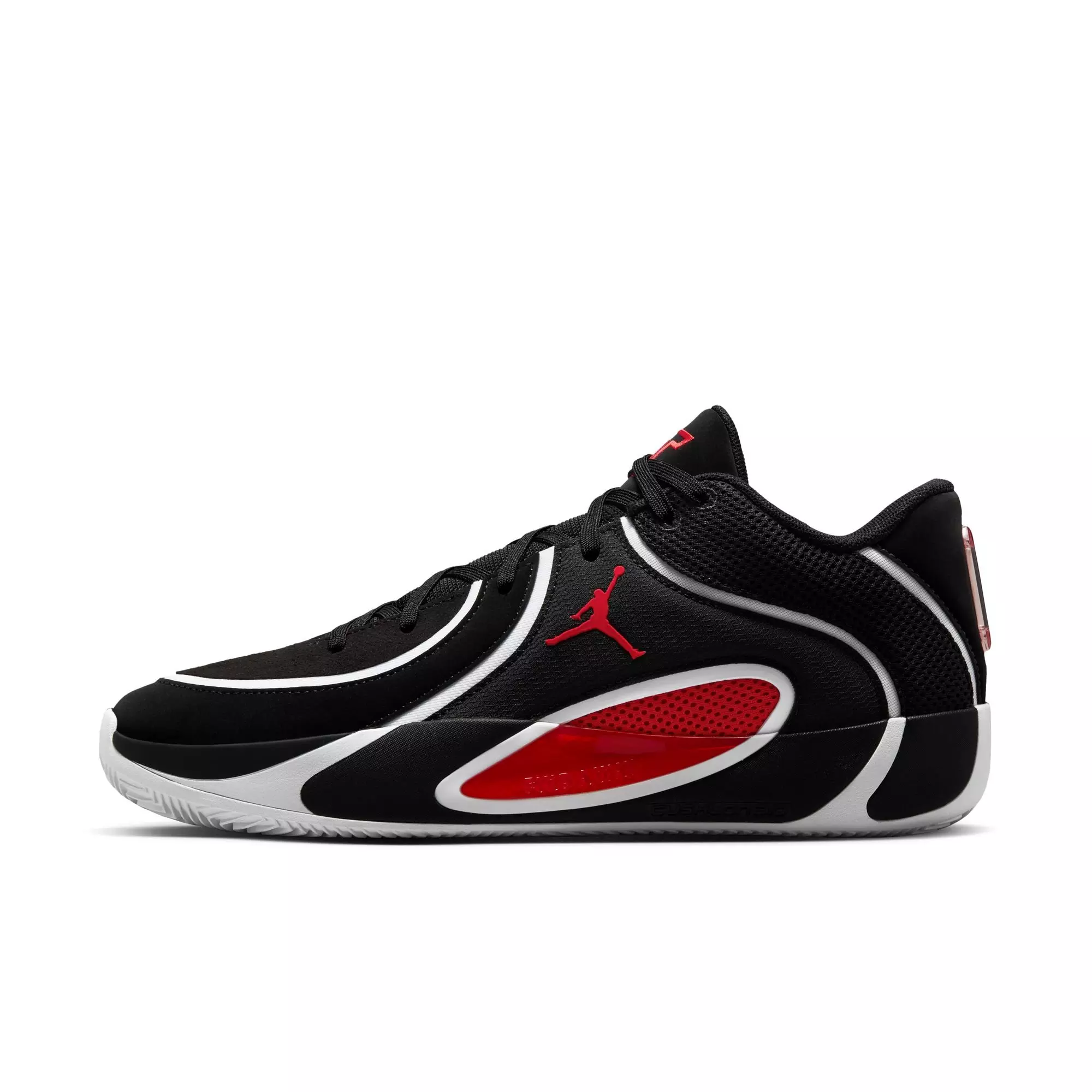 Jordan Tatum 4 "Bloodline" Men's Basketball Shoe - BLACK/UNIVERSITY RED/WHITE