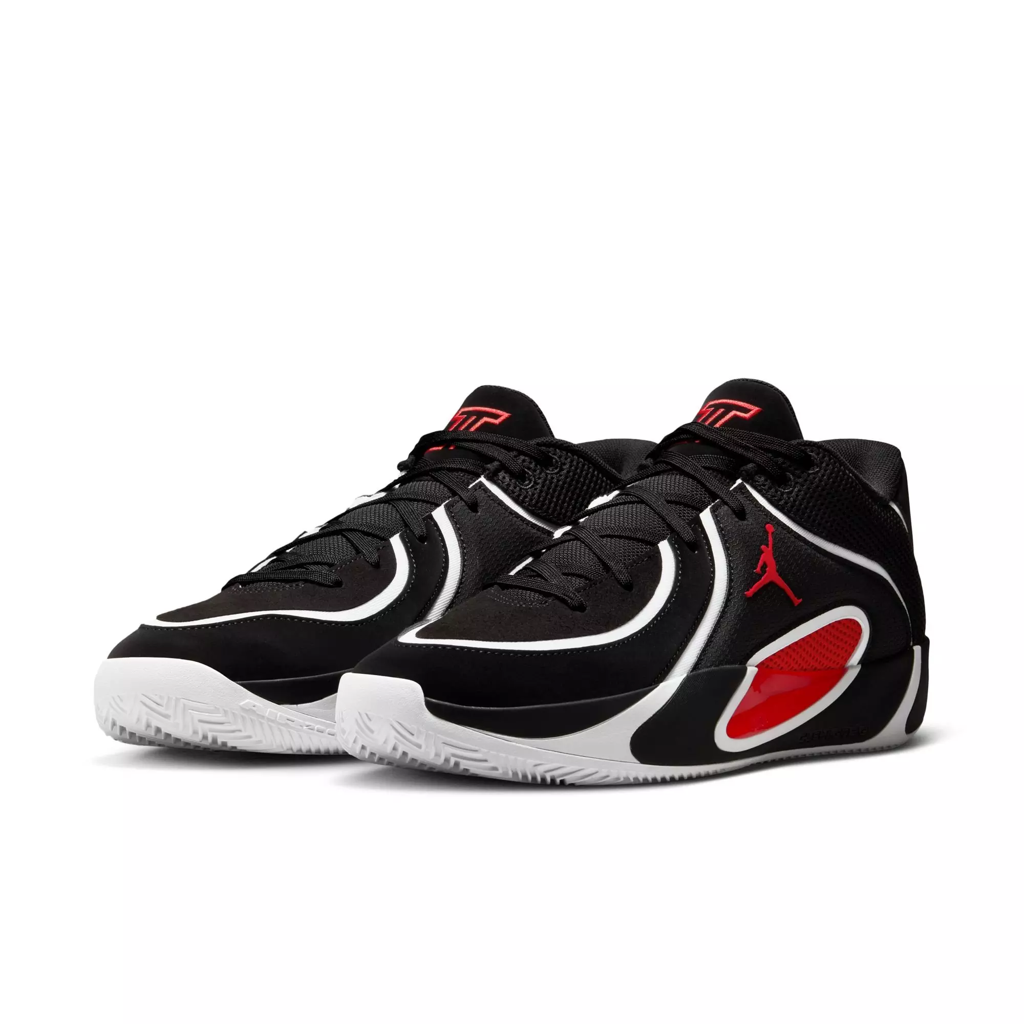 Jordan Tatum 4 "Bloodline" Men's Basketball Shoe - BLACK/UNIVERSITY RED/WHITE