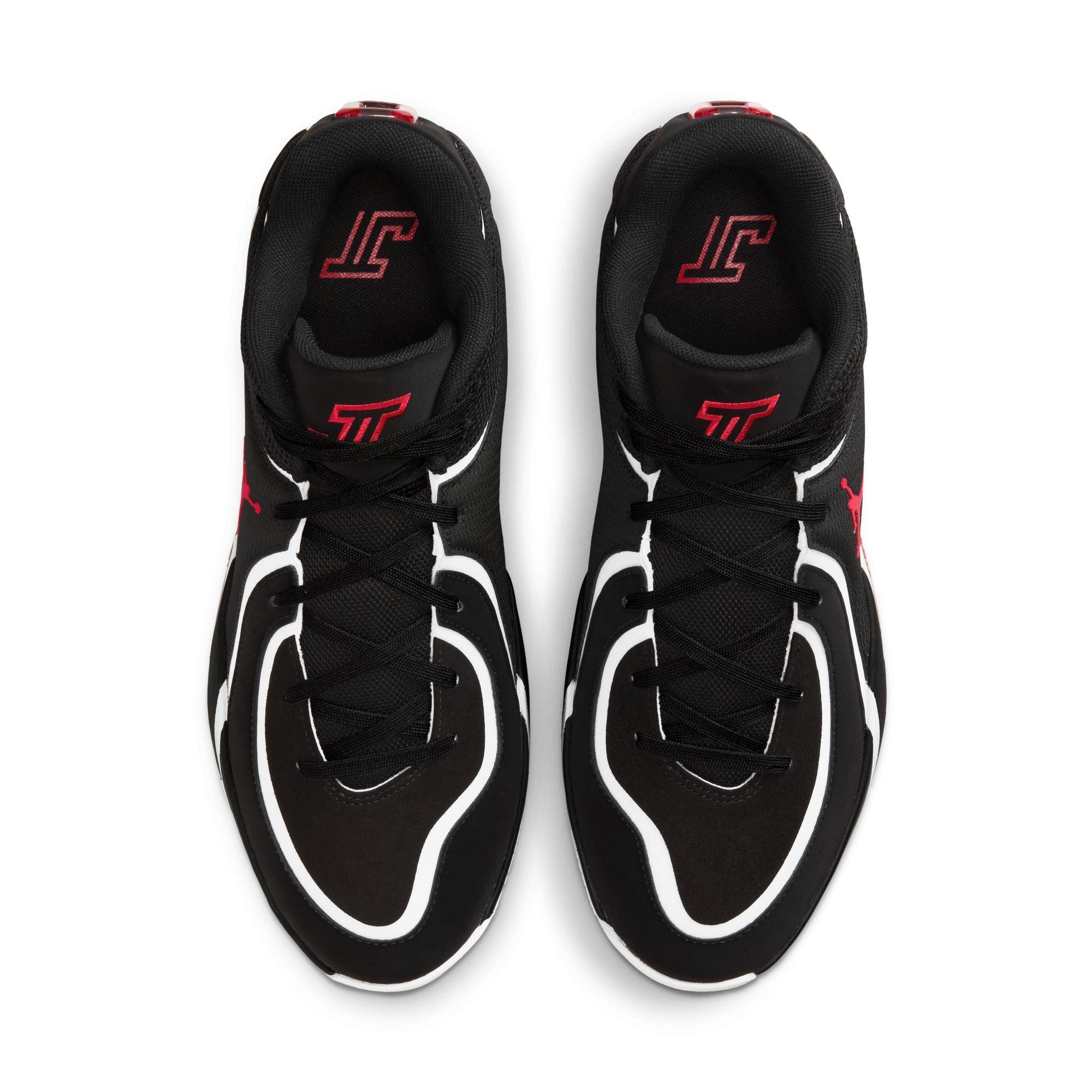 Jordan Tatum 4 "Bloodline" Men's Basketball Shoe - BLACK/UNIVERSITY RED/WHITE Thumbnail View 9