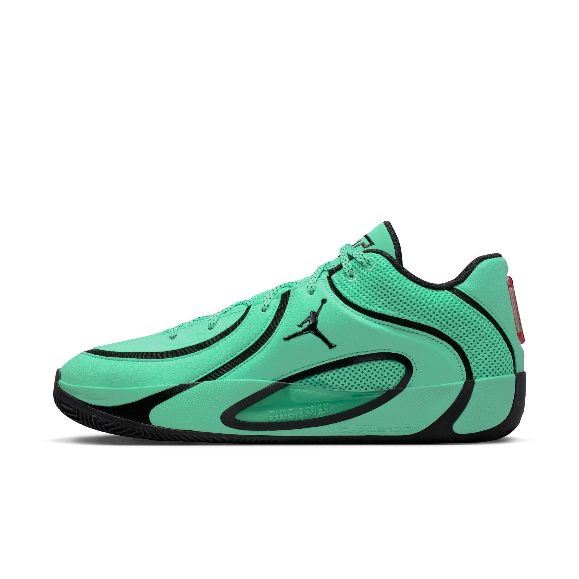 Jordan Tatum 4 "Green Glow" Men's Basketball Shoe - GREEN GLOW/BLACK/BRIGHT CRIMSON Thumbnail View 8