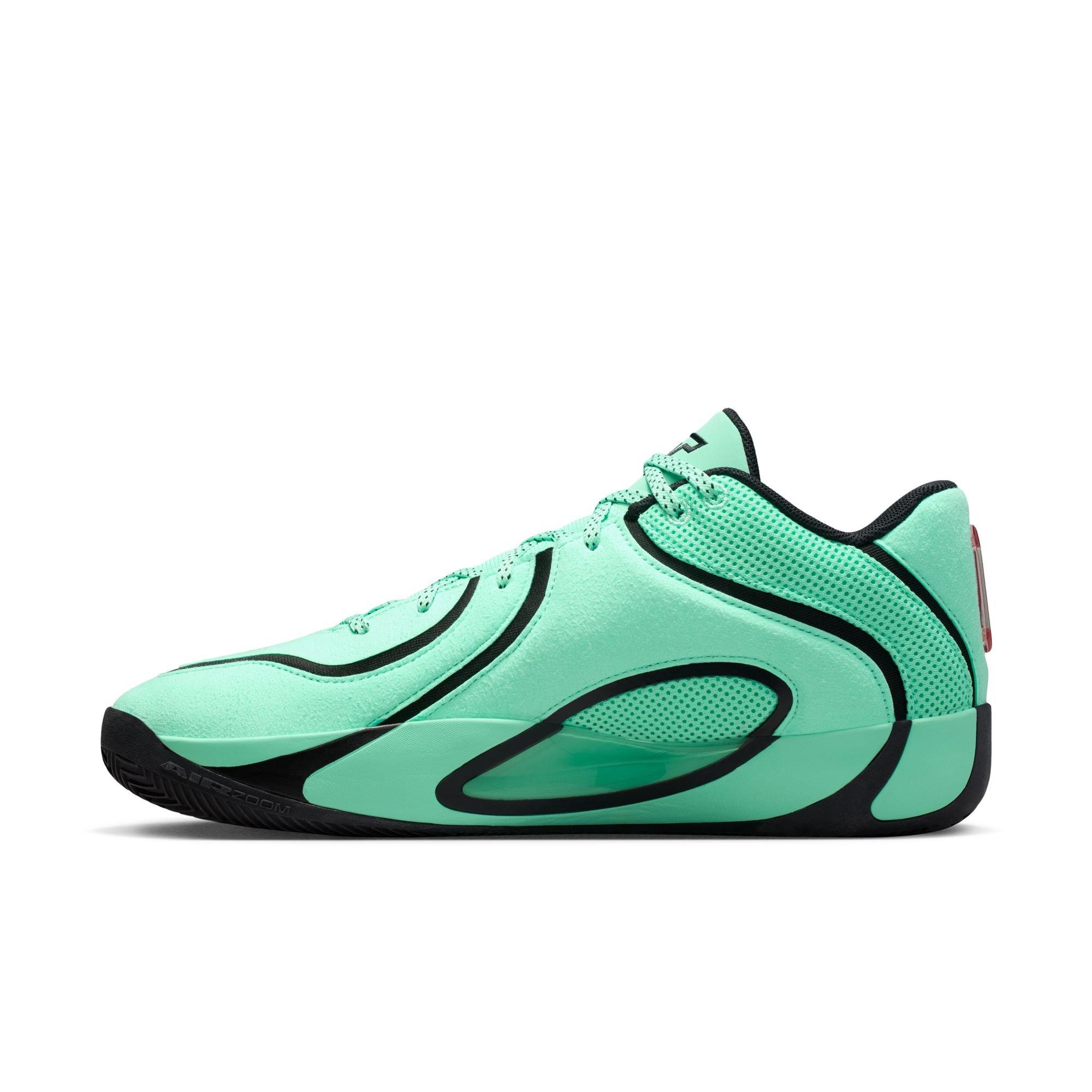 Jordan Tatum 4 "Green Glow" Men's Basketball Shoe - GREEN GLOW/BLACK/BRIGHT CRIMSON Thumbnail View 9